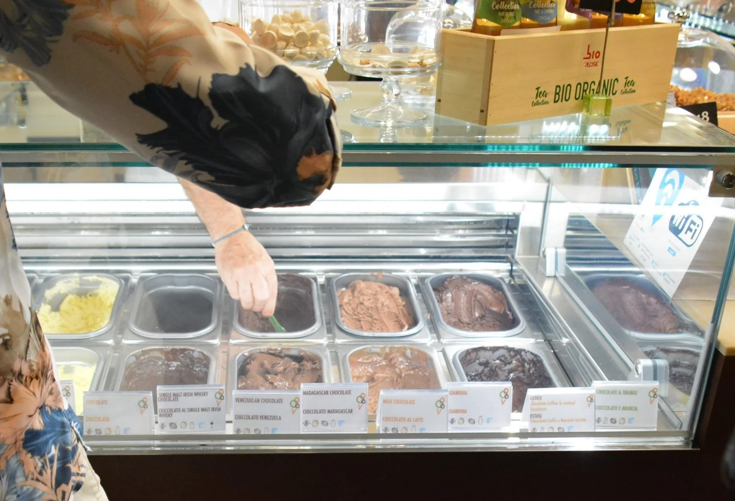  Yes, Sue found the chocolate on our foodie tour. &nbsp;Sue found chocolate somewhere every day. 