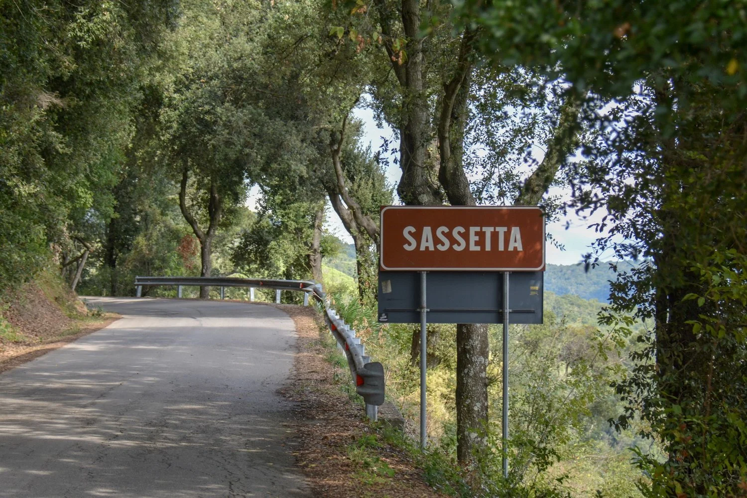  Sassetta is coming up somewhere. A break from riding the hills. &nbsp; 