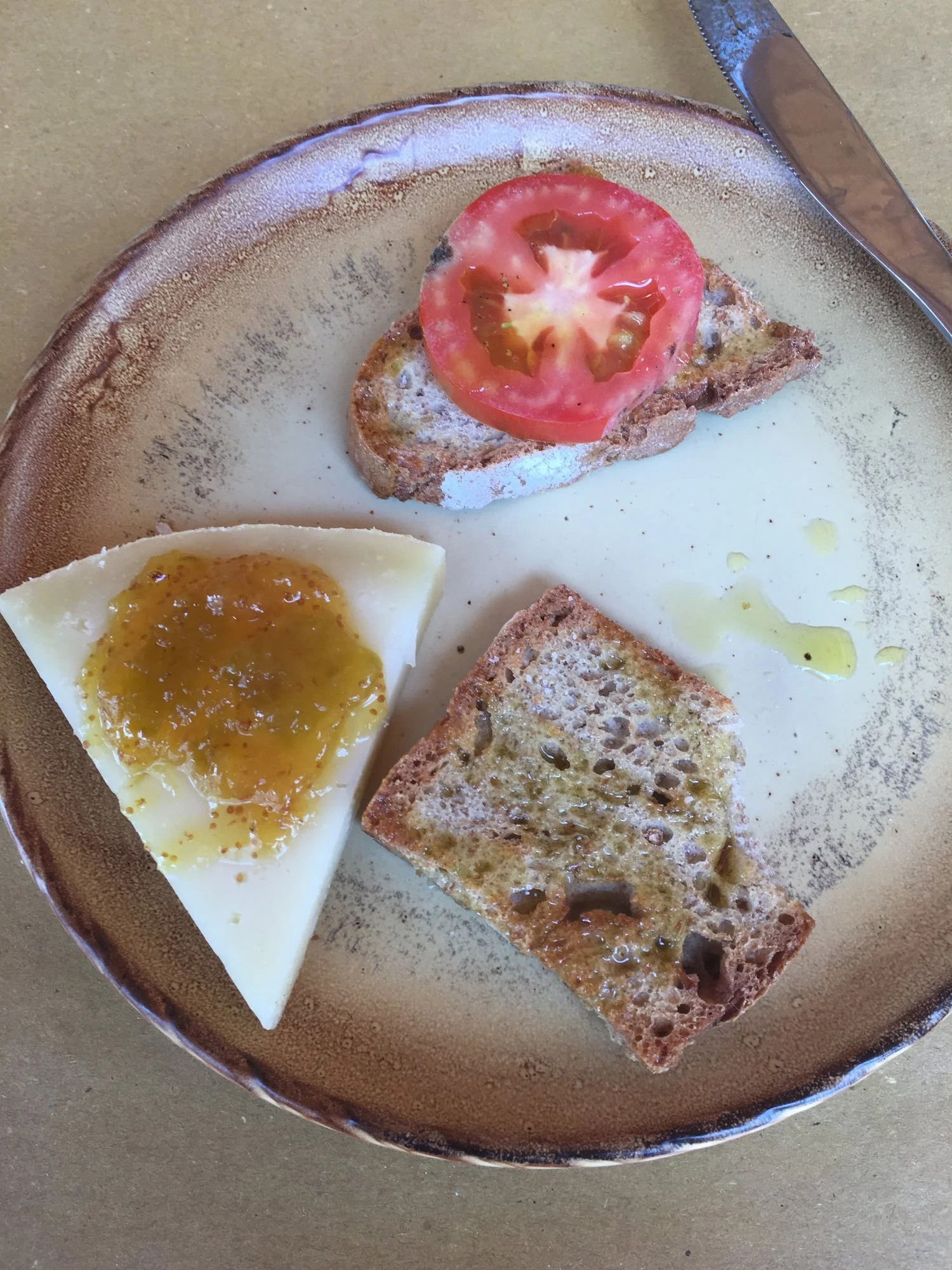  Appetizers, first of four courses. Appetizer, first course(pasta), main course, desert. 
