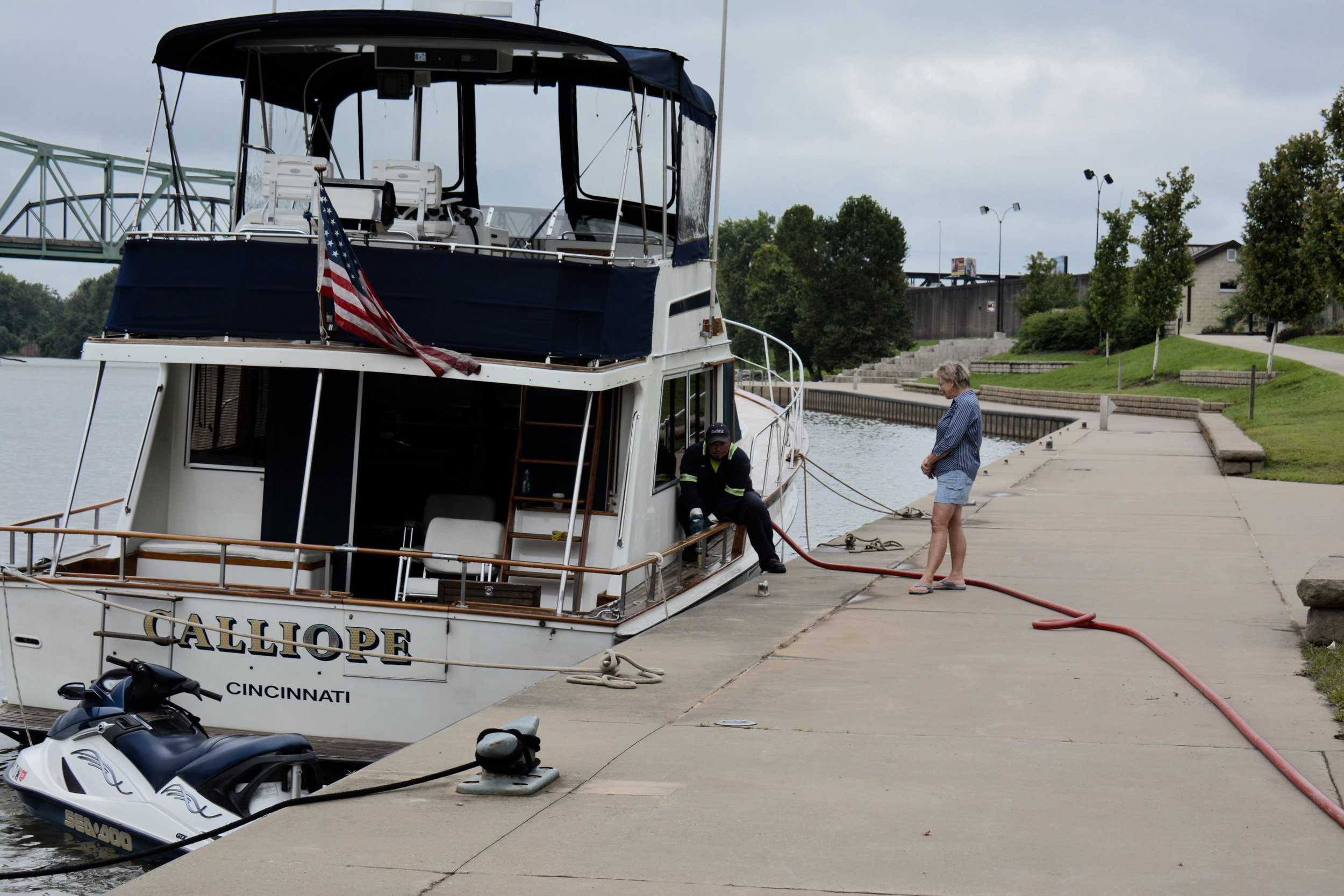  Calliope getting fuel.  