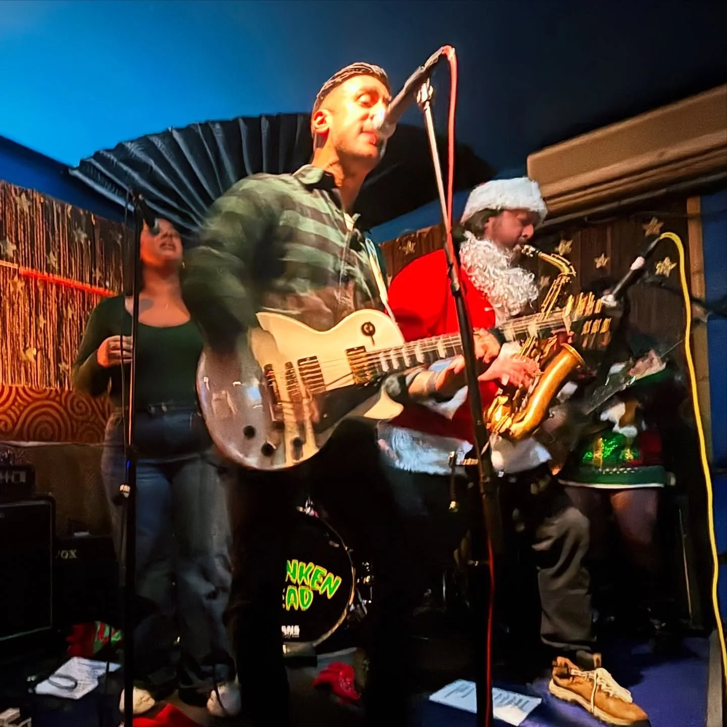 The holidays feel different these days, but I&rsquo;m happy we still have these moments together. #family #friends #punkrock #christmas