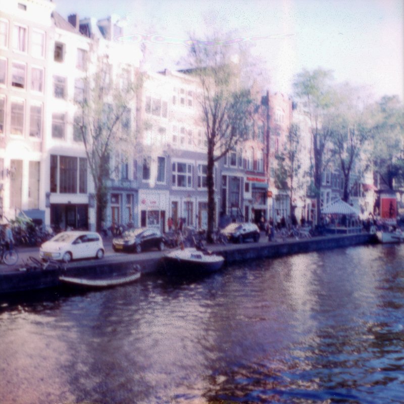 vintage Polaroid SX70 in Amsterdam 