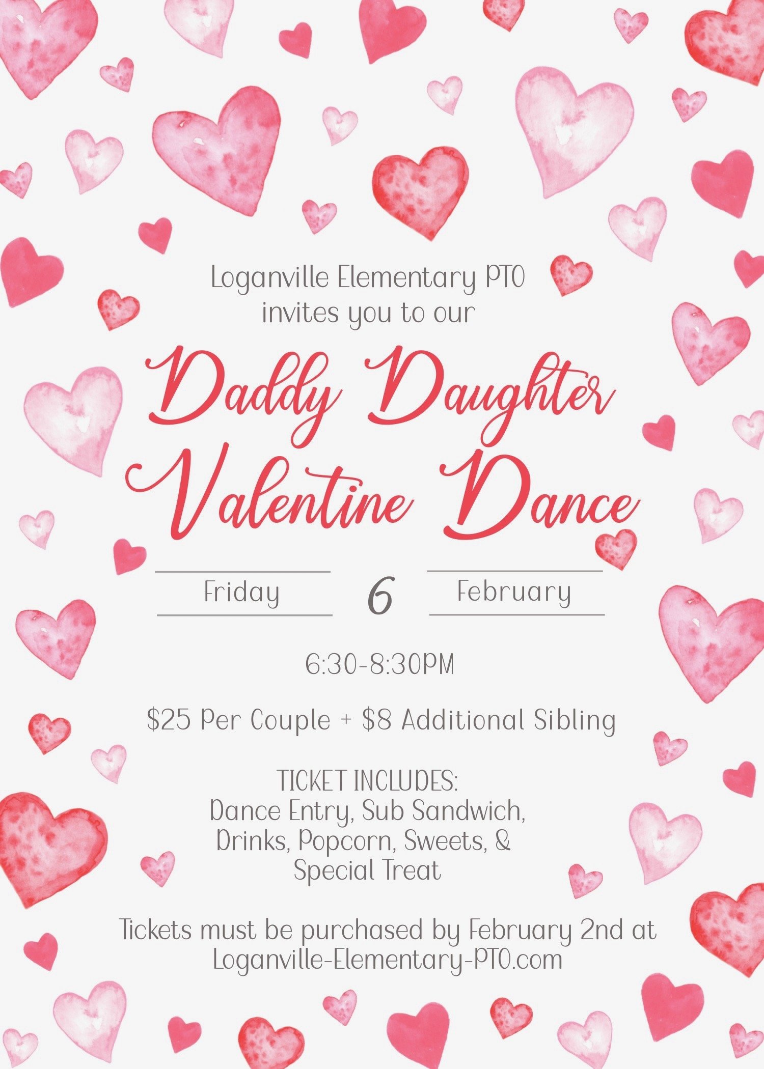 Daddy Daughter Valentine Dance Tickets - 2/6/2026