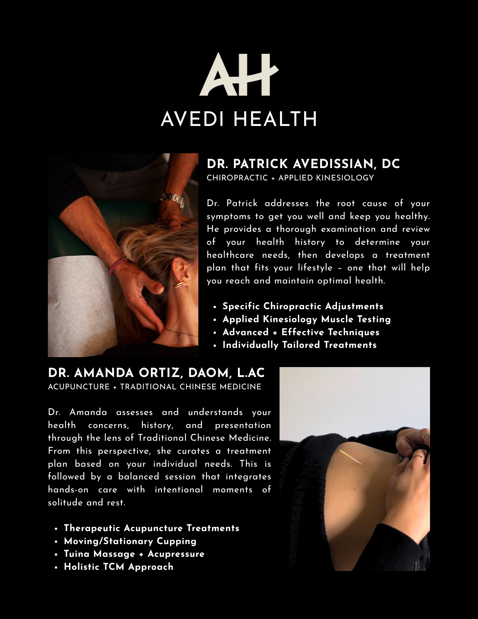 Avedi Health | Chiropractic & Acupuncture