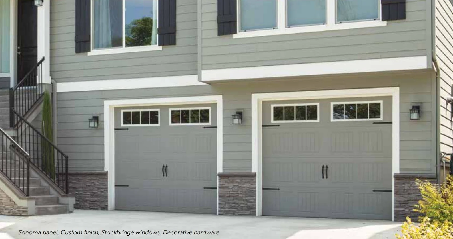 Classic Steel Garage Doors Models 9100 and 9605 — Quick Response Garage