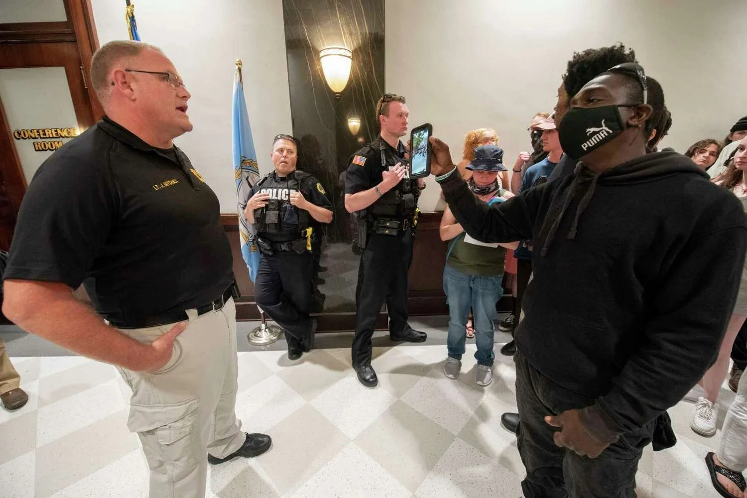 BLM activists pack chaotic Saratoga Springs council meeting