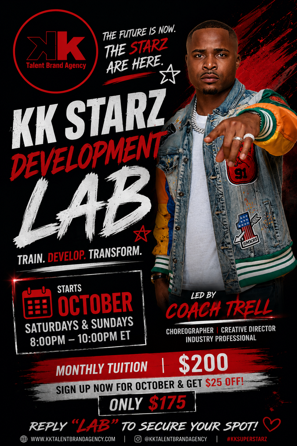 KK Starz Development Lab- OCTOBER Session with Coach Trell