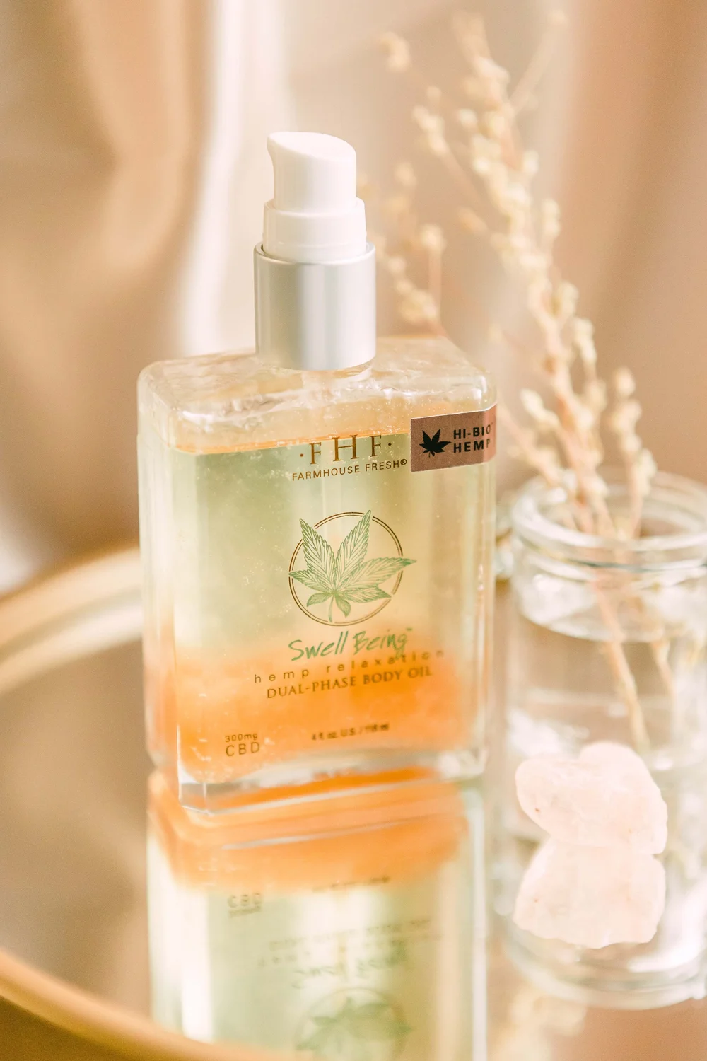 FarmHouse Fresh Swell Being Hemp Relaxation Dual-Phase Body Oil 