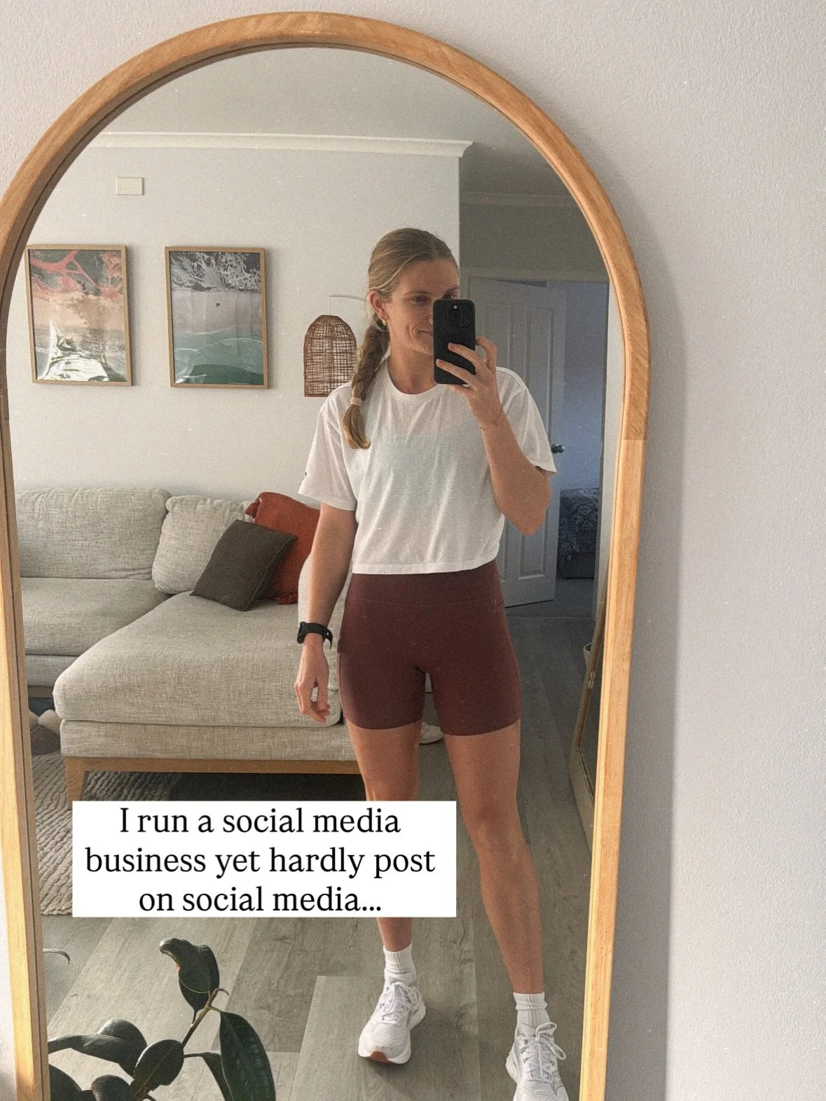 I run a social media business yet rarely post on social media&hellip; 😳

I get it. It does sound a little hypocritical, right?

In all honesty, most of my creative energy goes into my clients. 

I pour myself into building their strategies, creating
