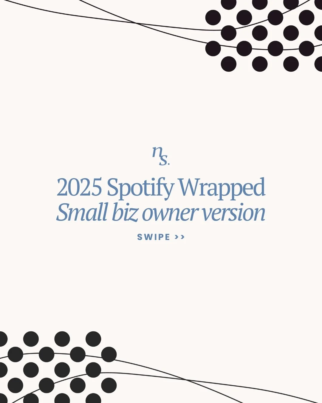 Small business life is&hellip; A LOT 😂🎧
What would YOUR 2025 Wrapped say?
Comment below 🫶🏼