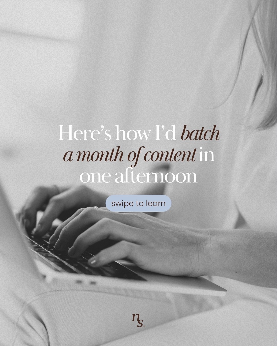 What if you only had to properly think about social media once a month? 🙋🏼&zwj;♀️

Not every day. Not every second night when you realise you haven&rsquo;t posted. Not in between clients while trying to quickly throw something together.

Just one d