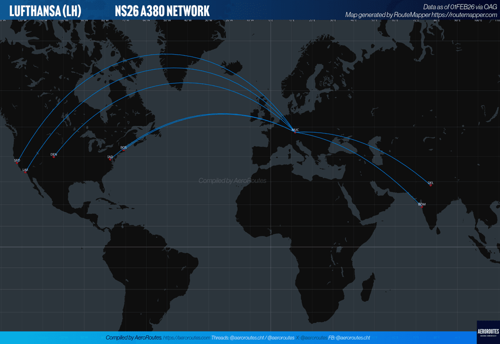 Lufthansa NS26 A380 Service Revision – 01FEB26