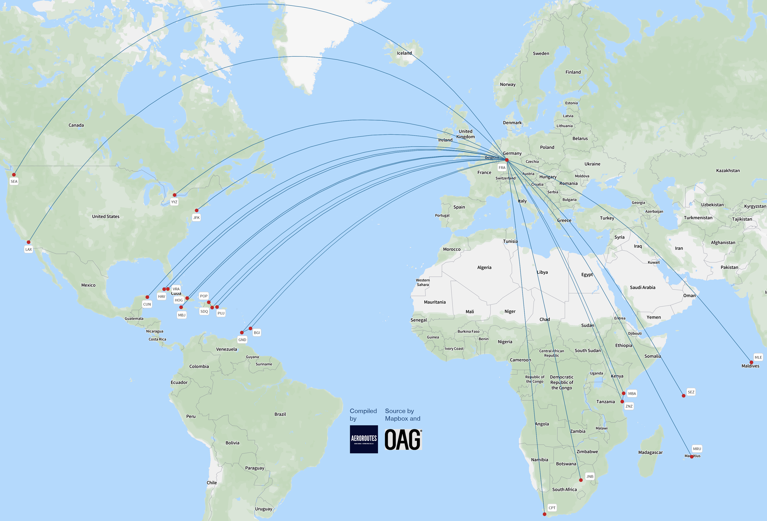 Condor Airlines Flight Map Travelbyaina Condor Airlines Flight Map Travelbyaina