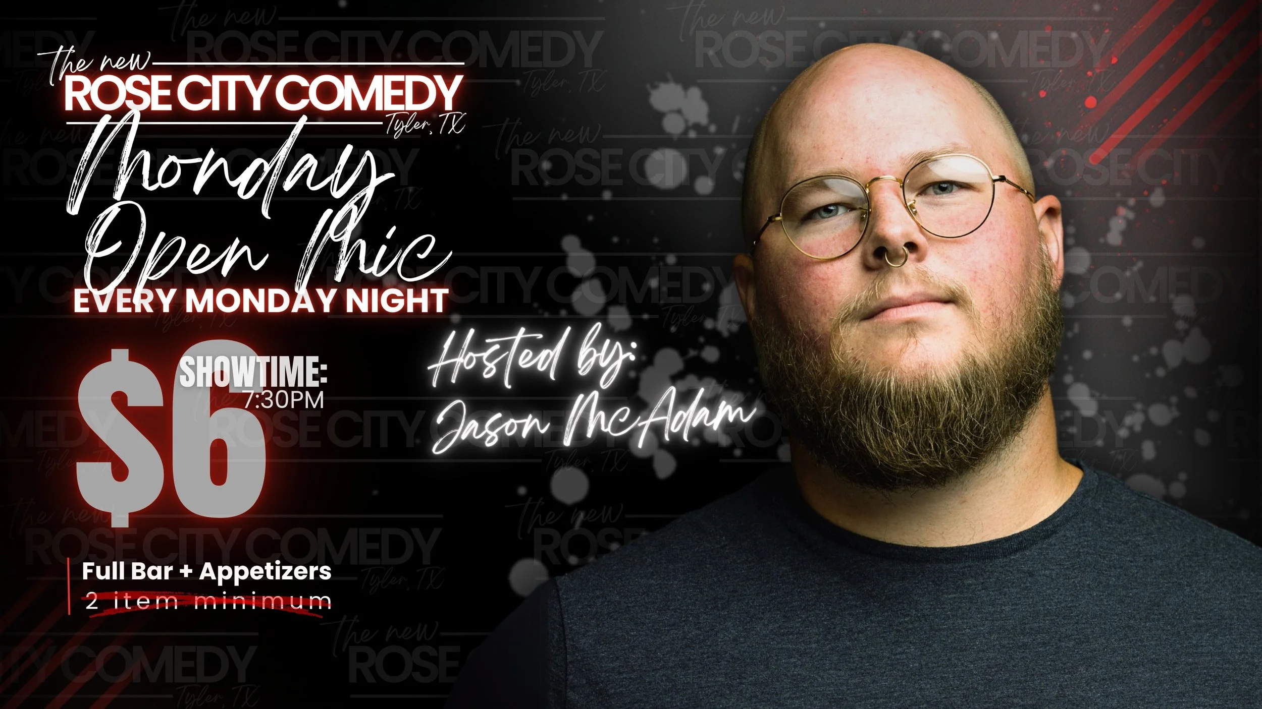 Rose City Comedy - Stand-Up - Tyler, TX - Live Entertainment Venue