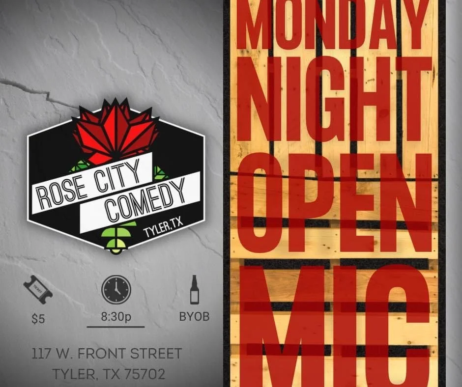 Rose City Comedy - Stand-Up - Tyler, TX - Live Entertainment Venue