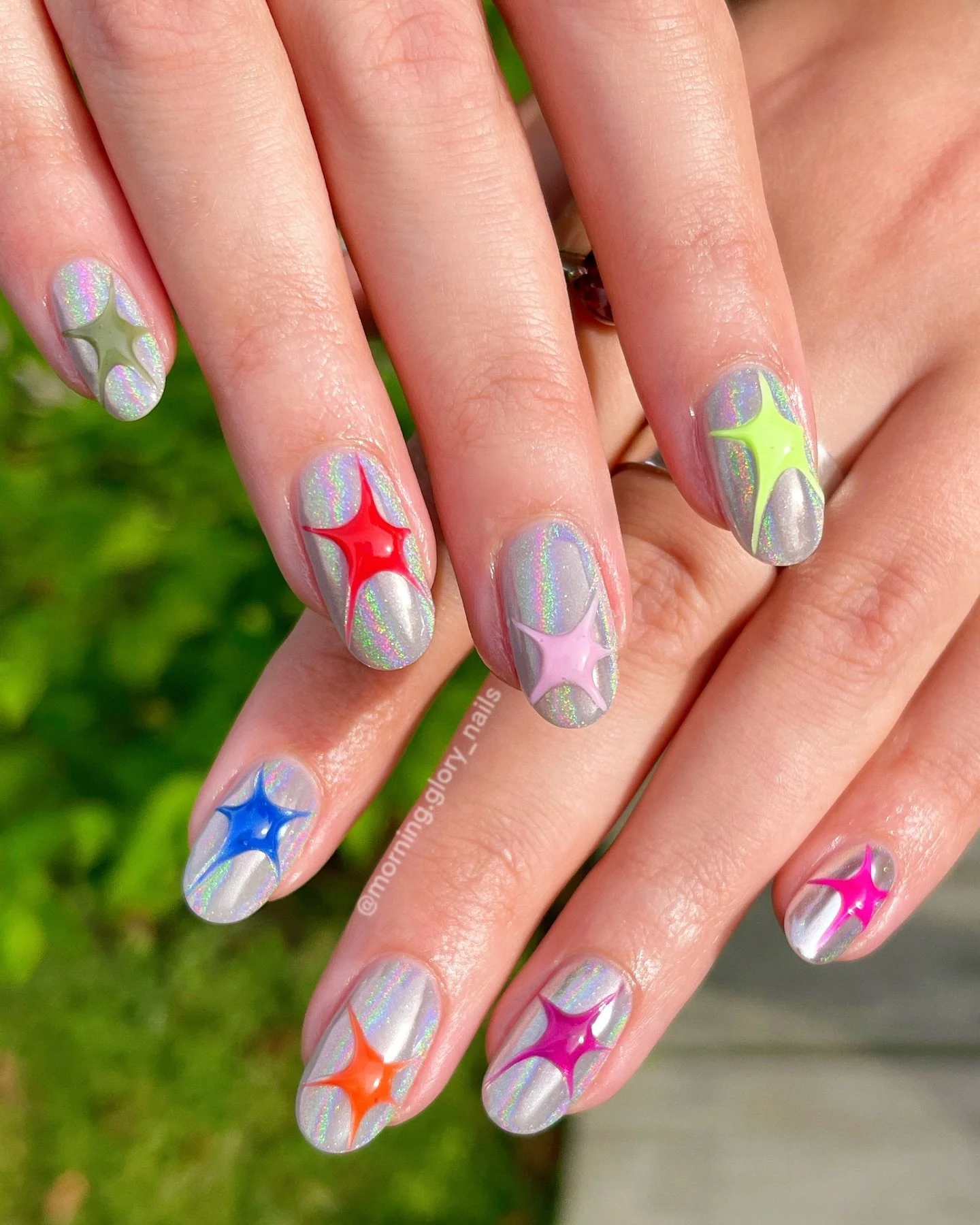 🌈 Stars for Hannah ⭐️ I can&rsquo;t believe this is the second to last set I&rsquo;m doing for her wtf 😭😭😭 Hannah was my very first client back in 2020 when I worked from my dining room table 🥹 💕 I&rsquo;m going to miss her
💅🏼Medium Structure