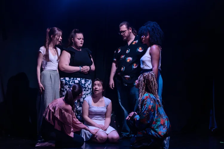 Production photo from Godspell