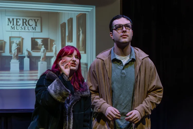 Production photo from The Shape of Things