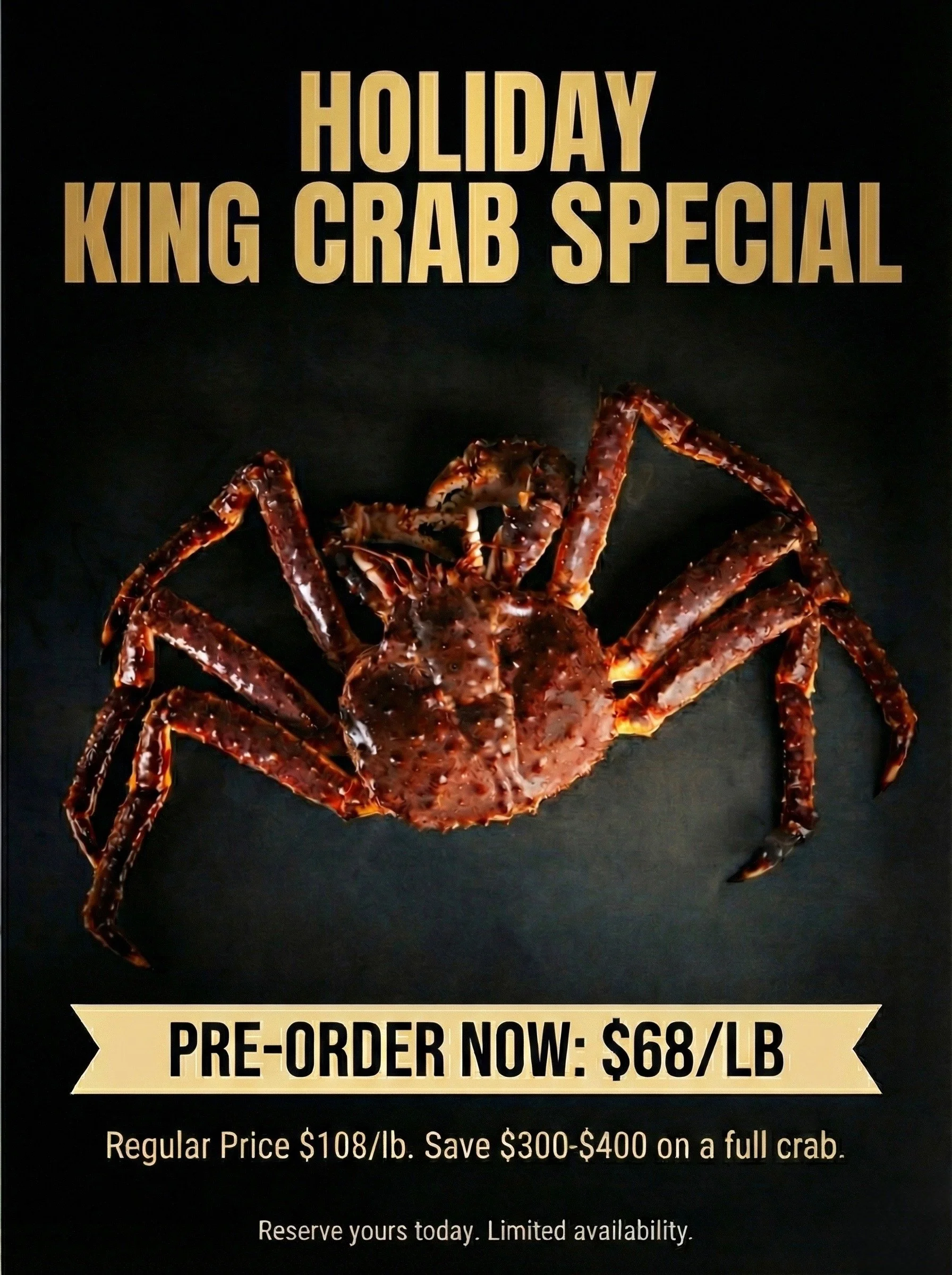 Christmas King Crab Special 