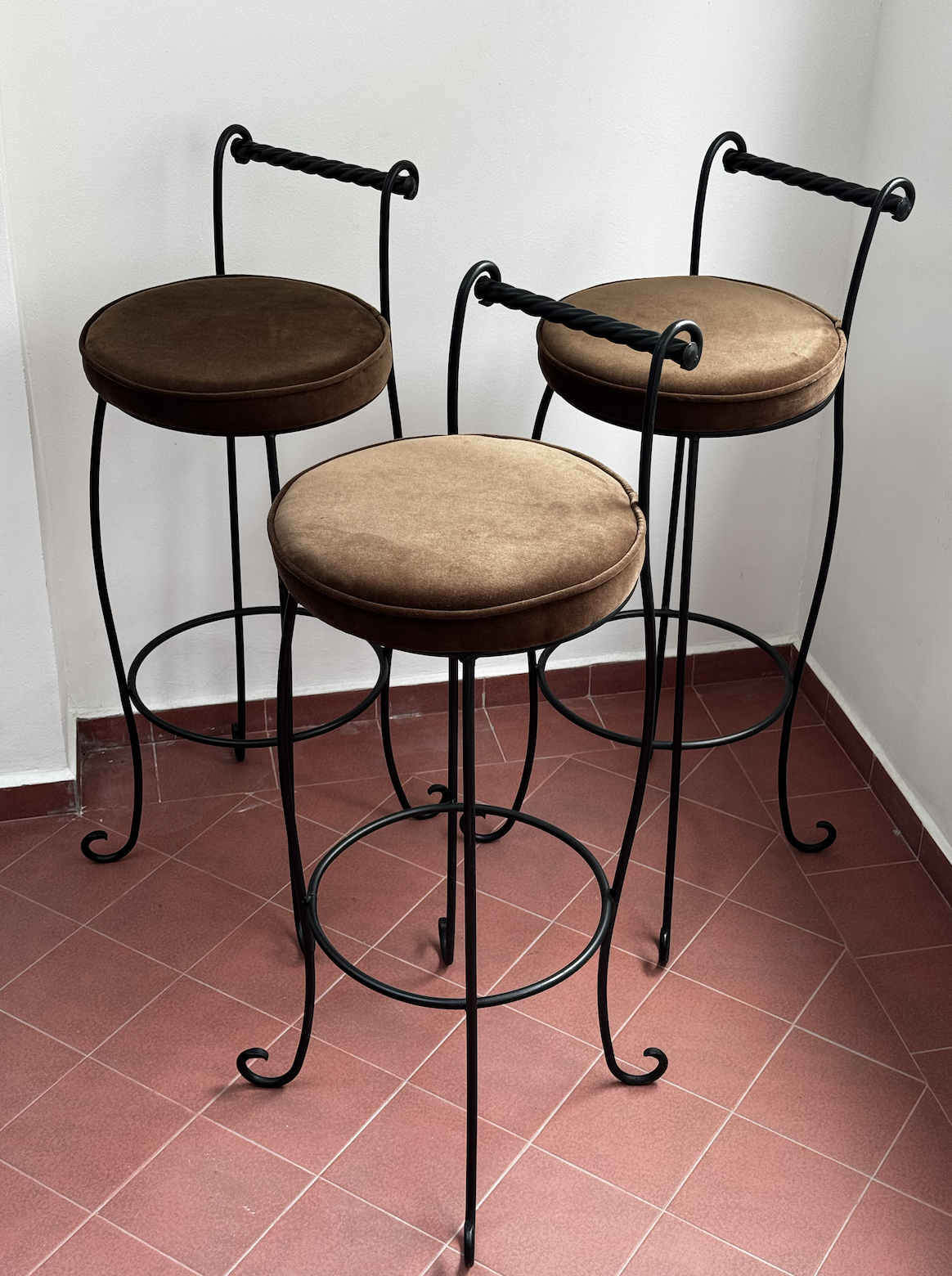 Wrought Iron Bar Stools (set of 3)...png