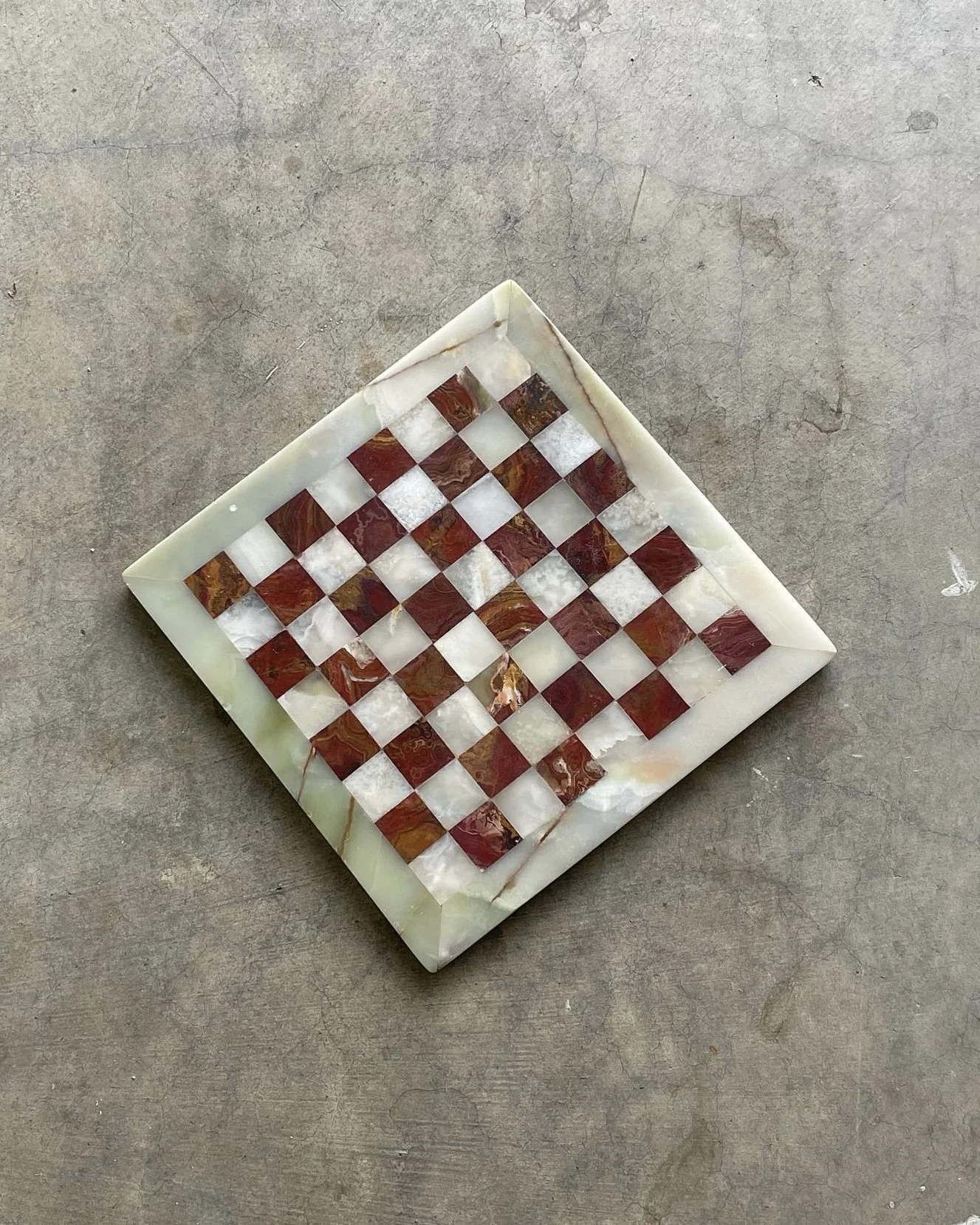 Vintage Marble Chess Board