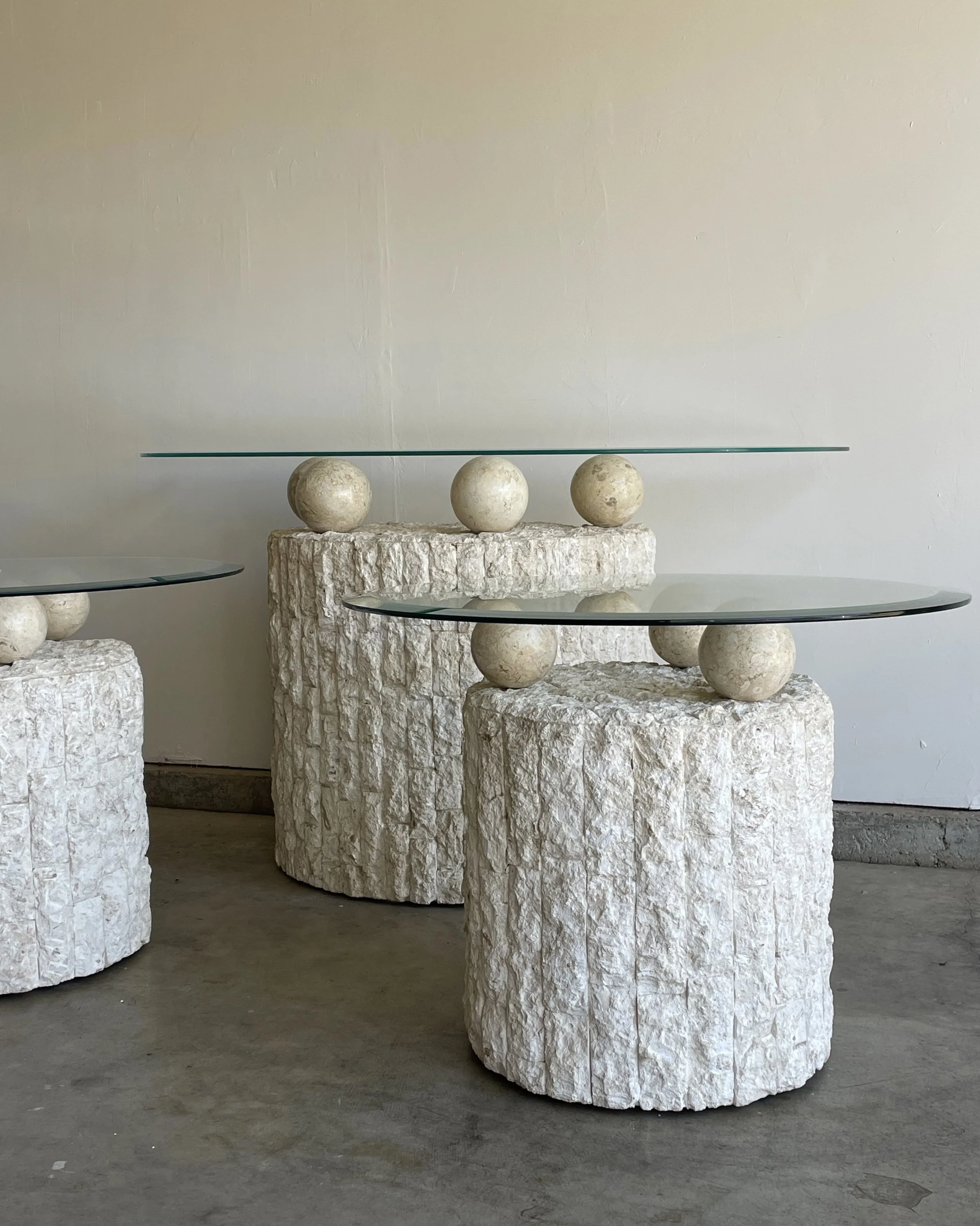 Vintage 1980s Tessellated Tables