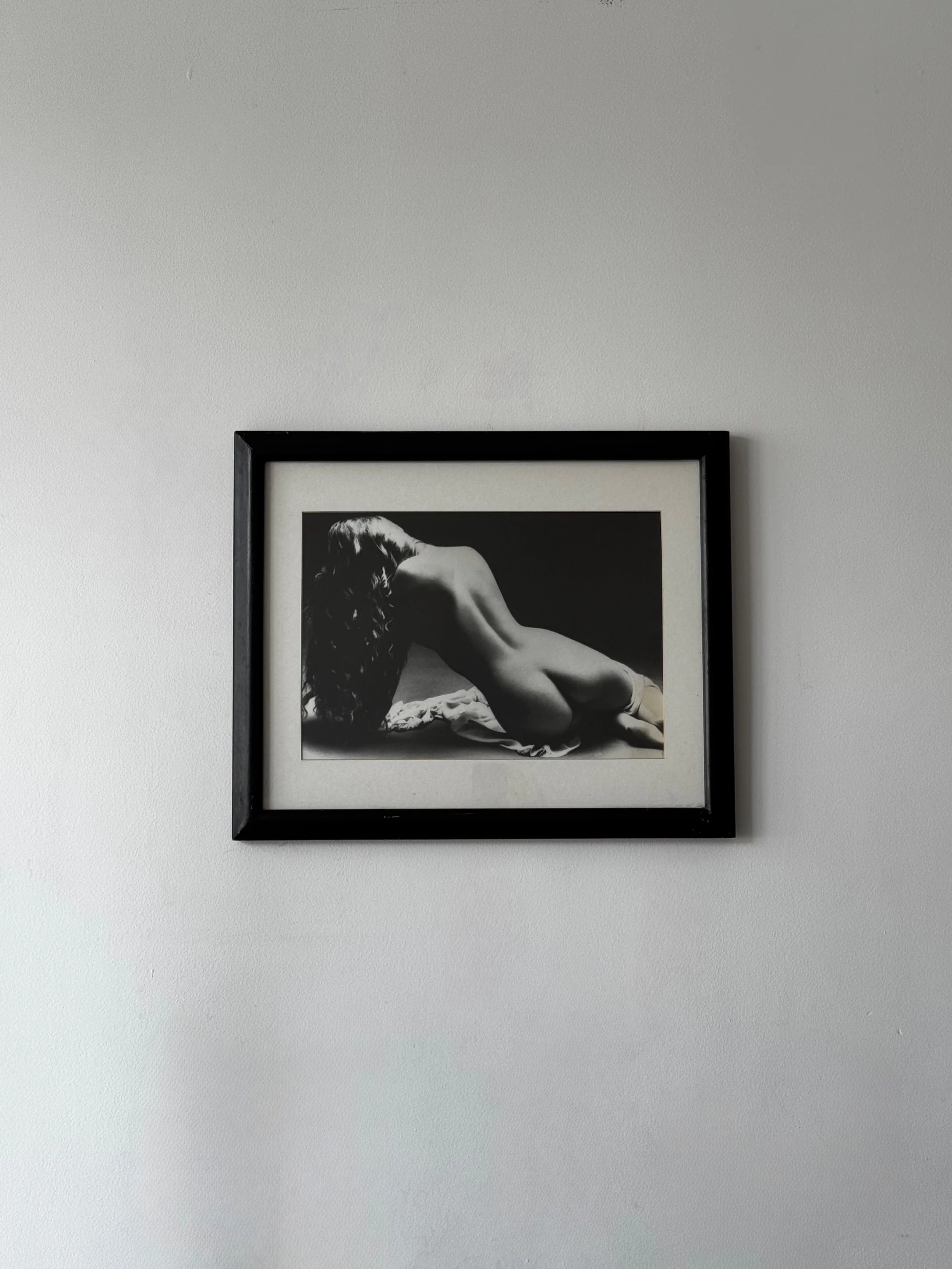 Vintage Black Framed Figure Study.JPG