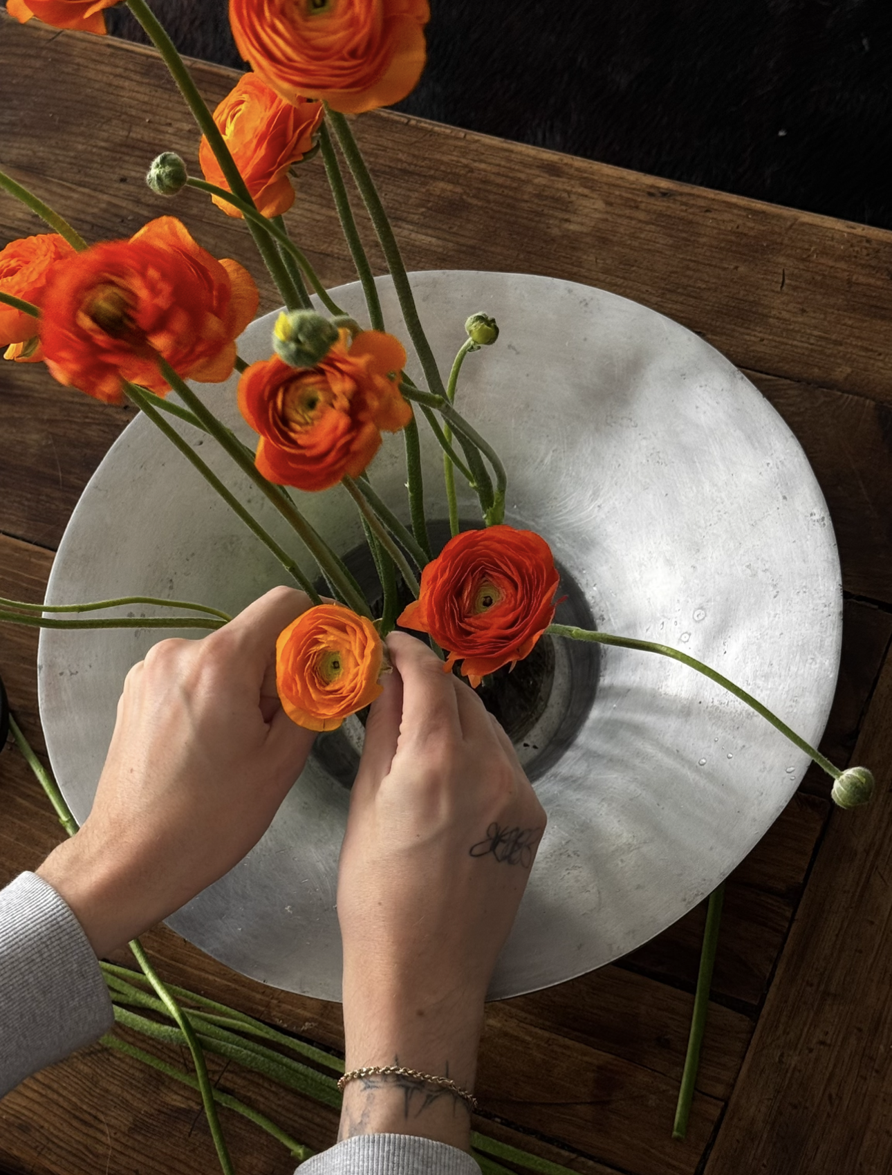 Vintage Brushed Aluminum Bowl...png