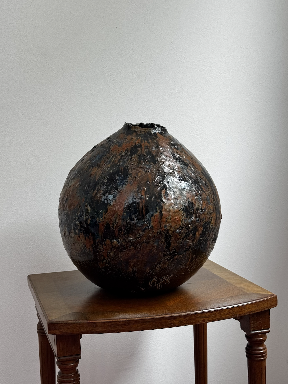Vintage Ceramic Sculpture - with hand carved artist signature.png