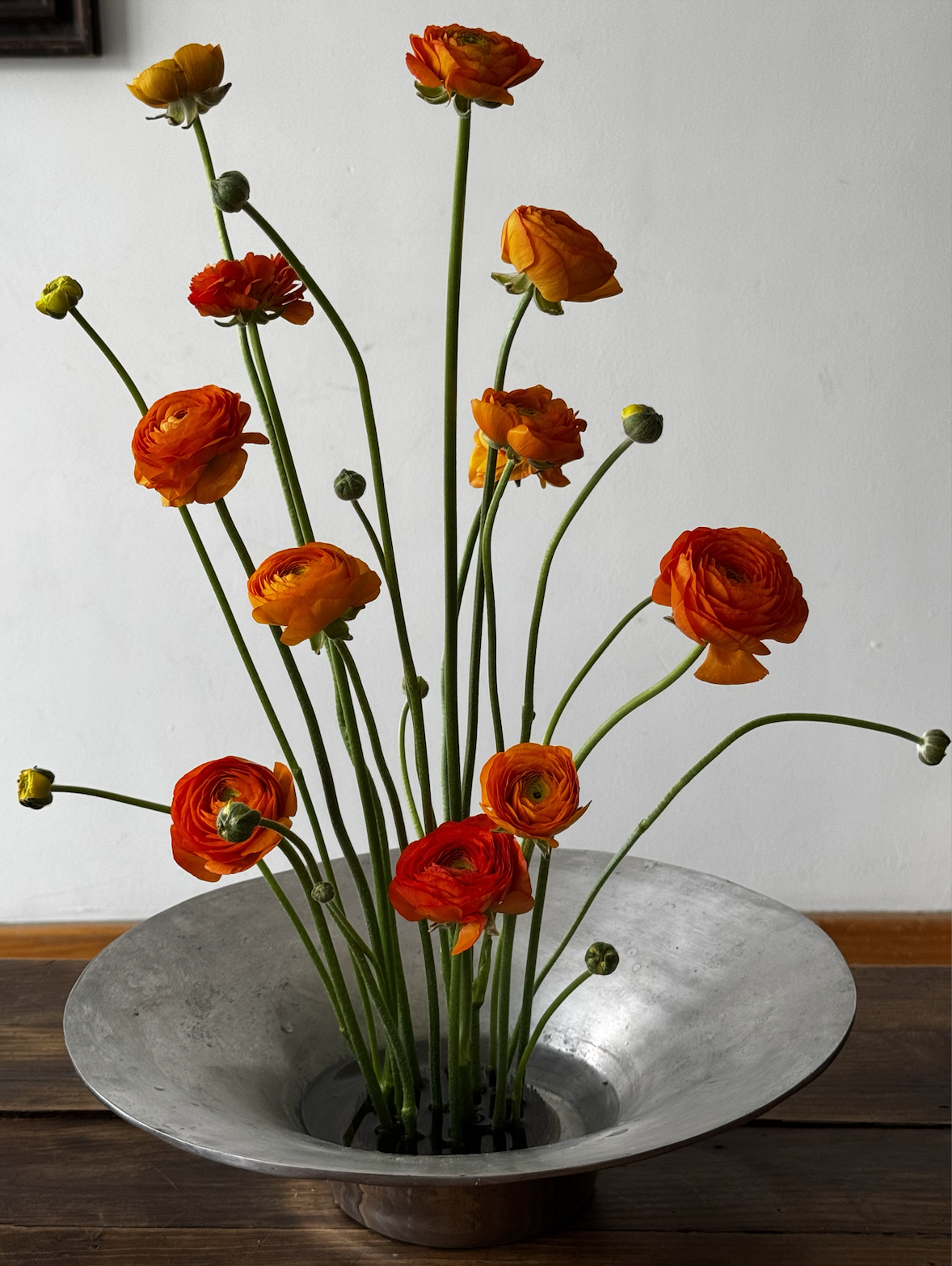 Vintage Brushed Aluminum Bowl