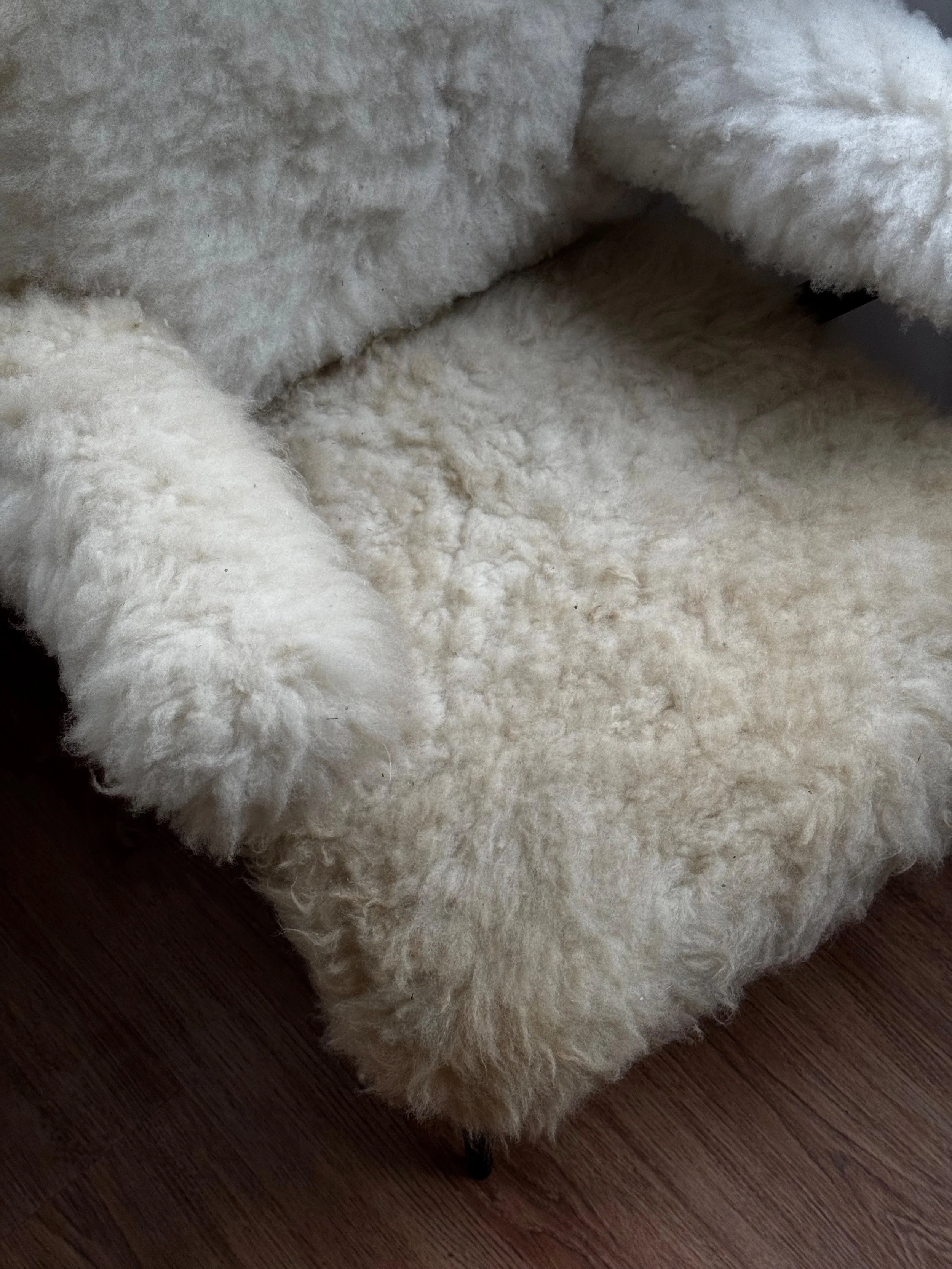 Vintage Sheepskin Chair...JPG