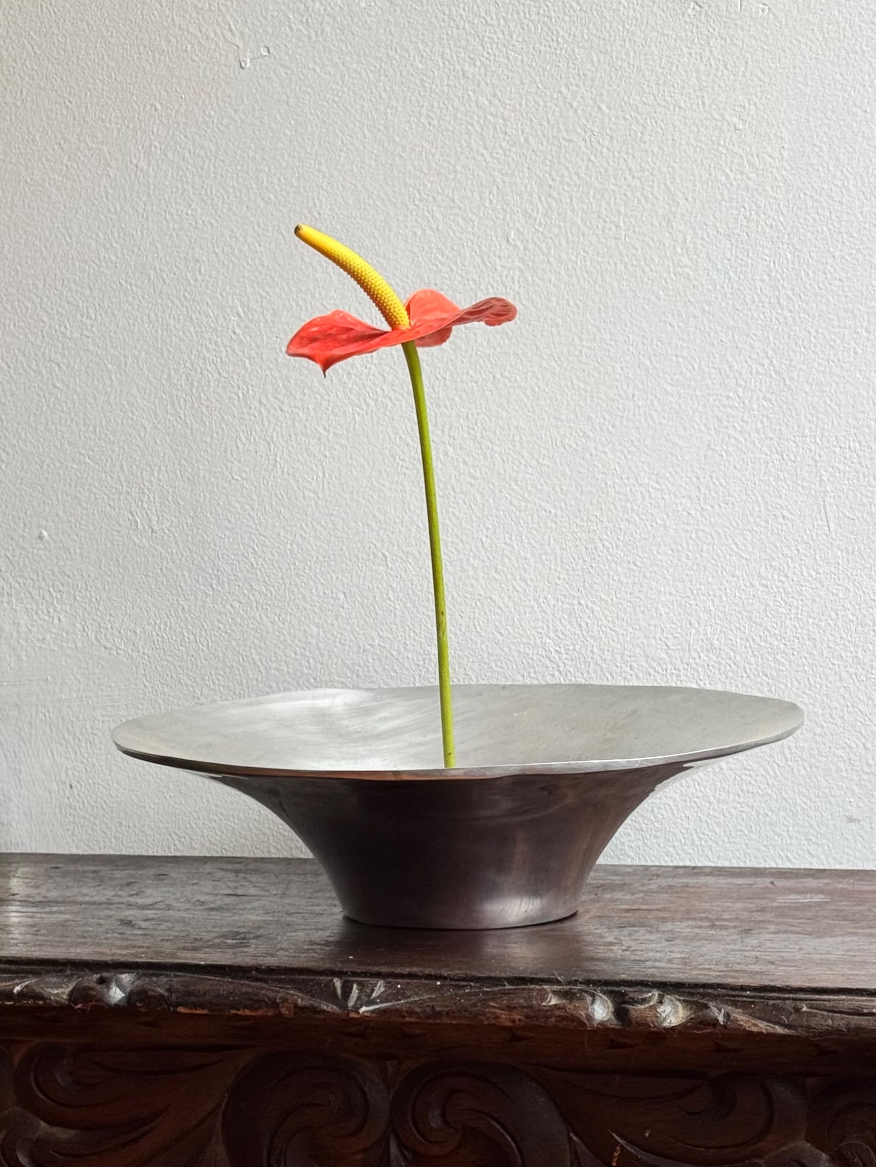 Vintage Brush Aluminum Bowl.JPG