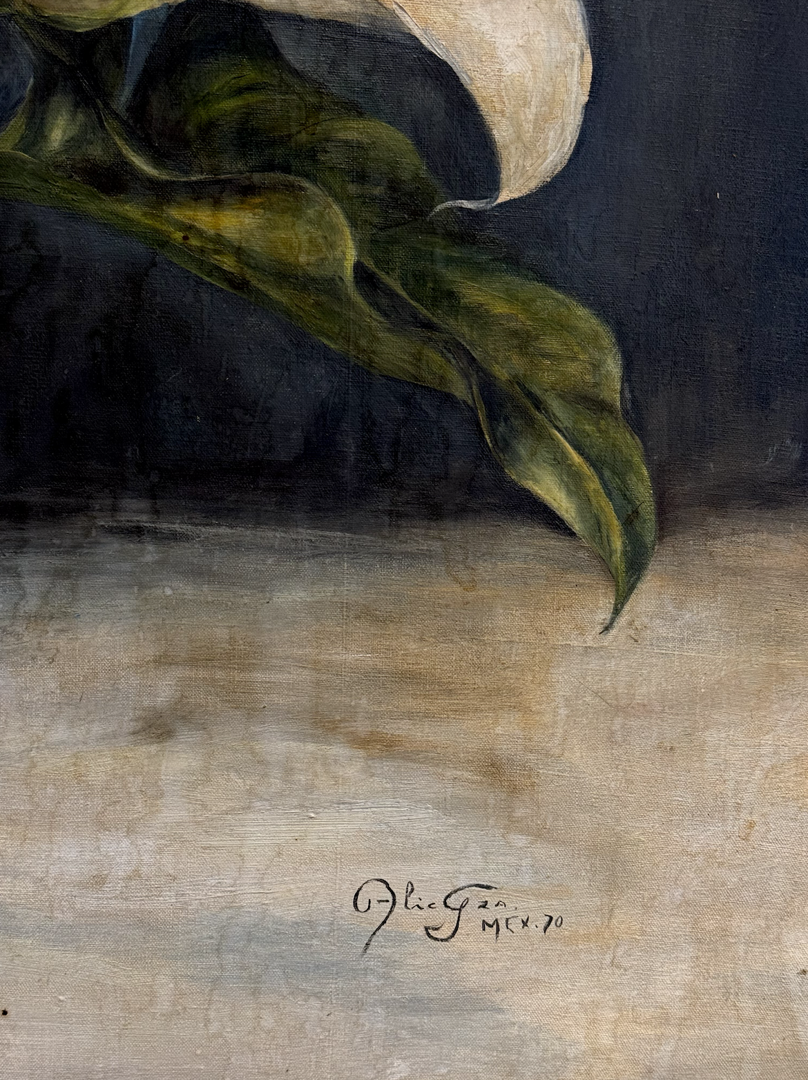 Vintage Original Lily Painting...png