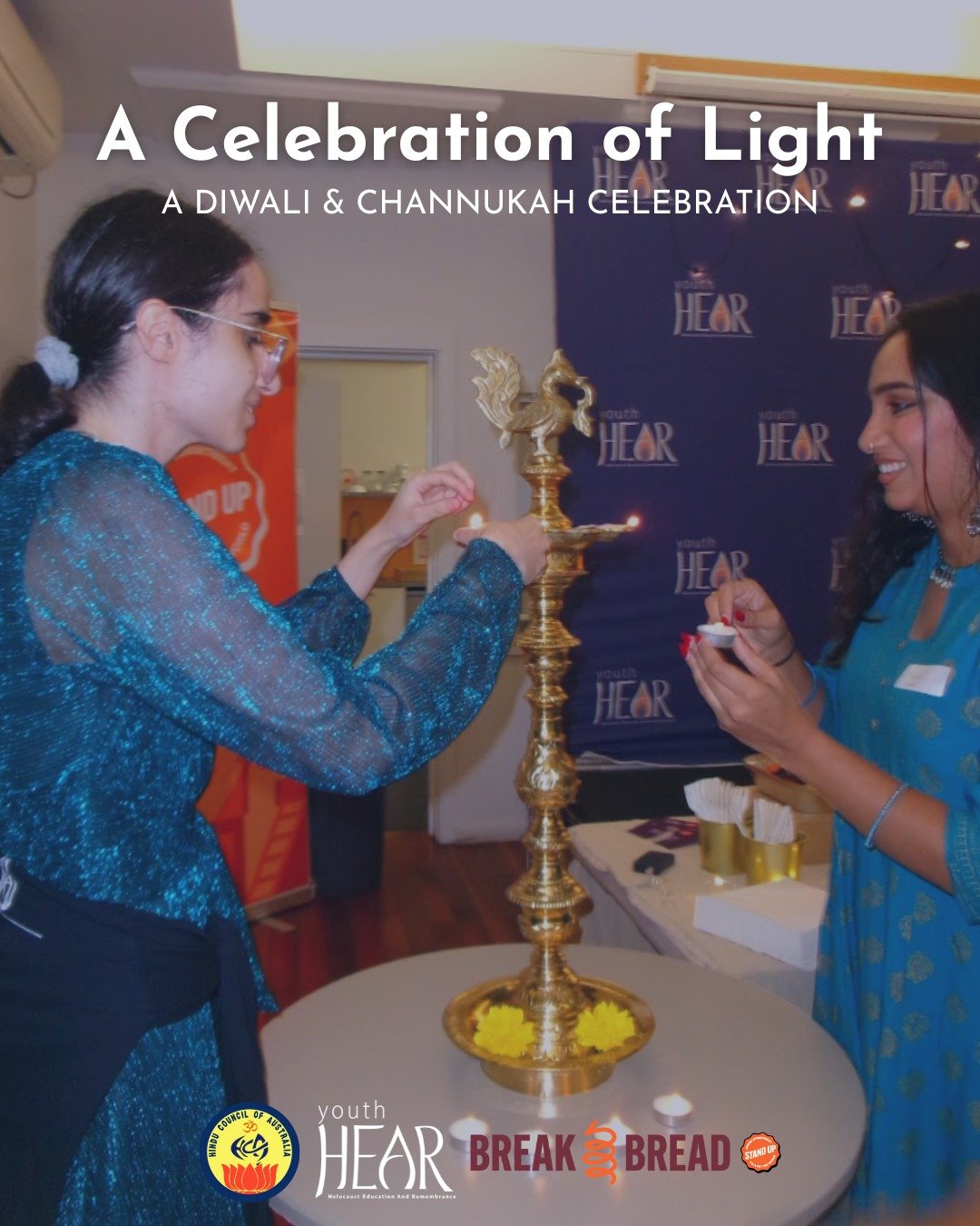 Thank you to our partners, @hinducouncilaus the Hindu Council of Australia Young Professionals Network and @standupoz Stand Up. 

For all in attendance, it was a special evening of connection and learning. We gained insight into the challenges both y