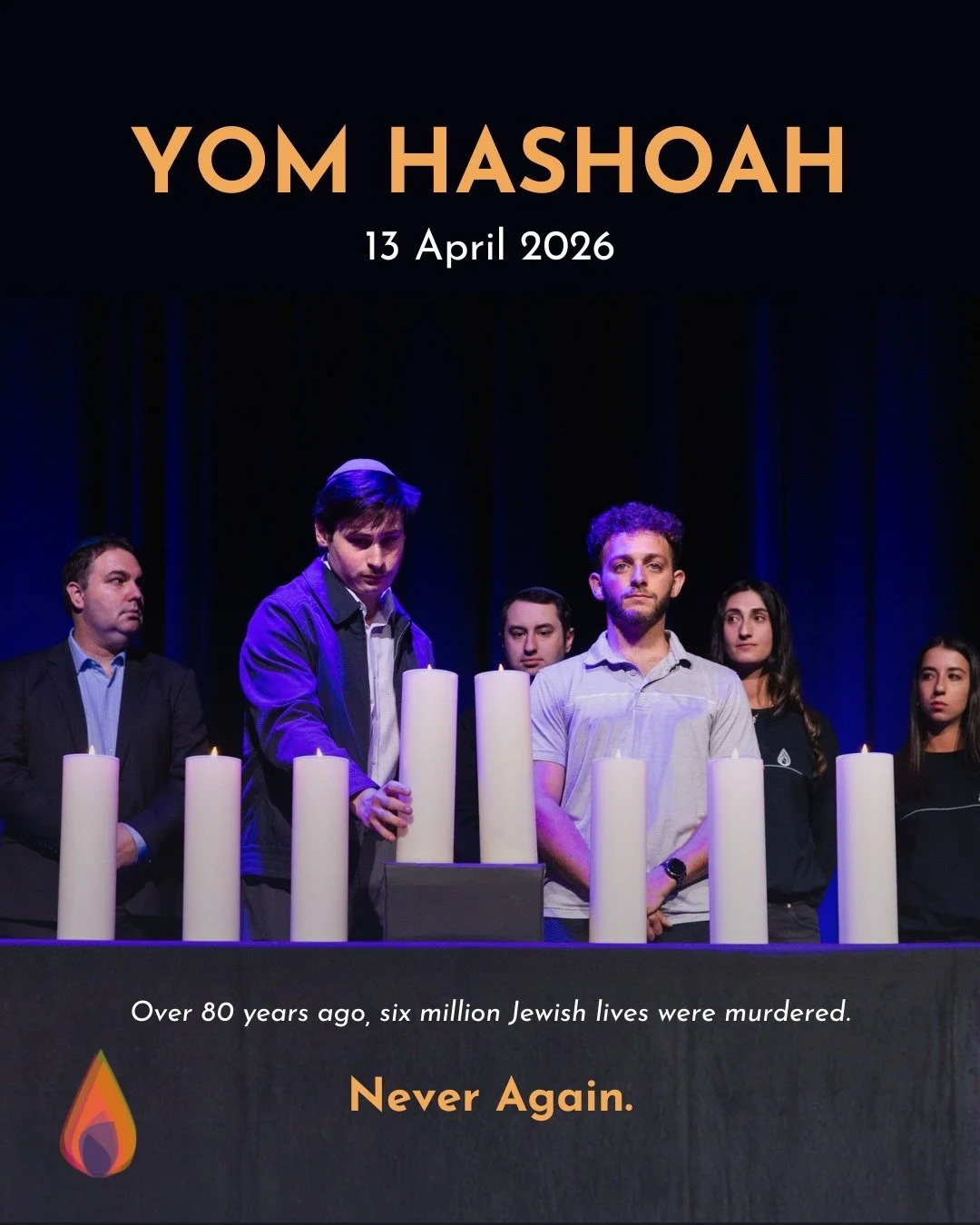 Today is Yom HaShoah, the annual date of commemoration for the six million Jews murdered in the Holocaust.

Let us reflect on the lives of the victims of antisemitism, share in the stories of survivors, and unite to build a future united against hatr