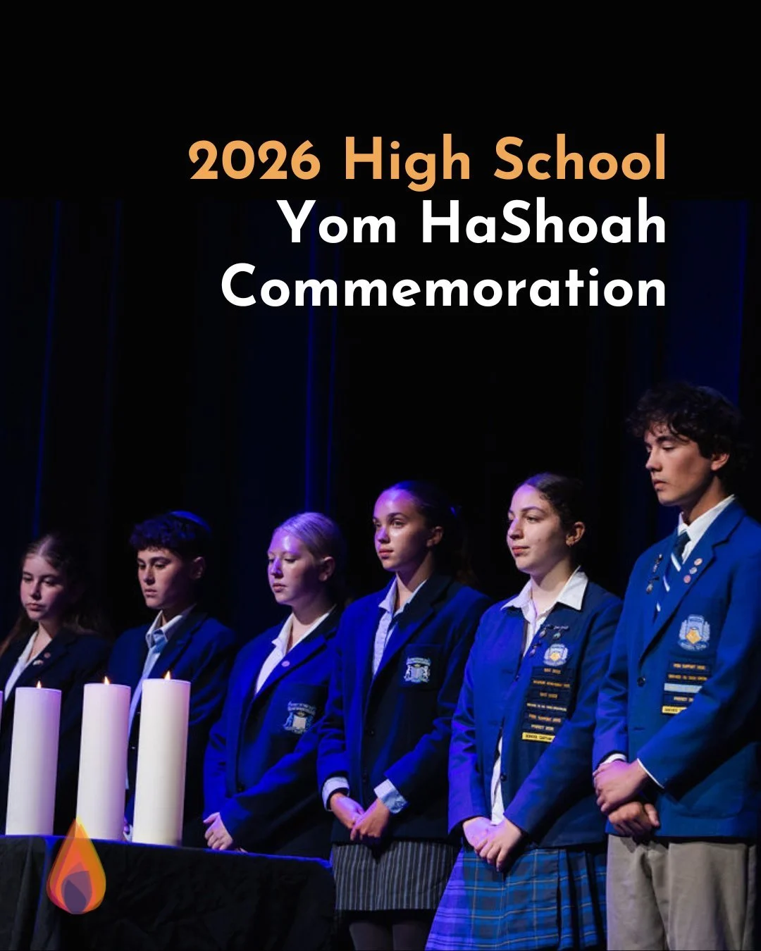 Our annual high school Yom HaShoah program brings together hundreds of students from across Sydney to honour and remember the victims and survivors of the Holocaust.

By remembering the past, we help ensure these stories are never forgotten and conti