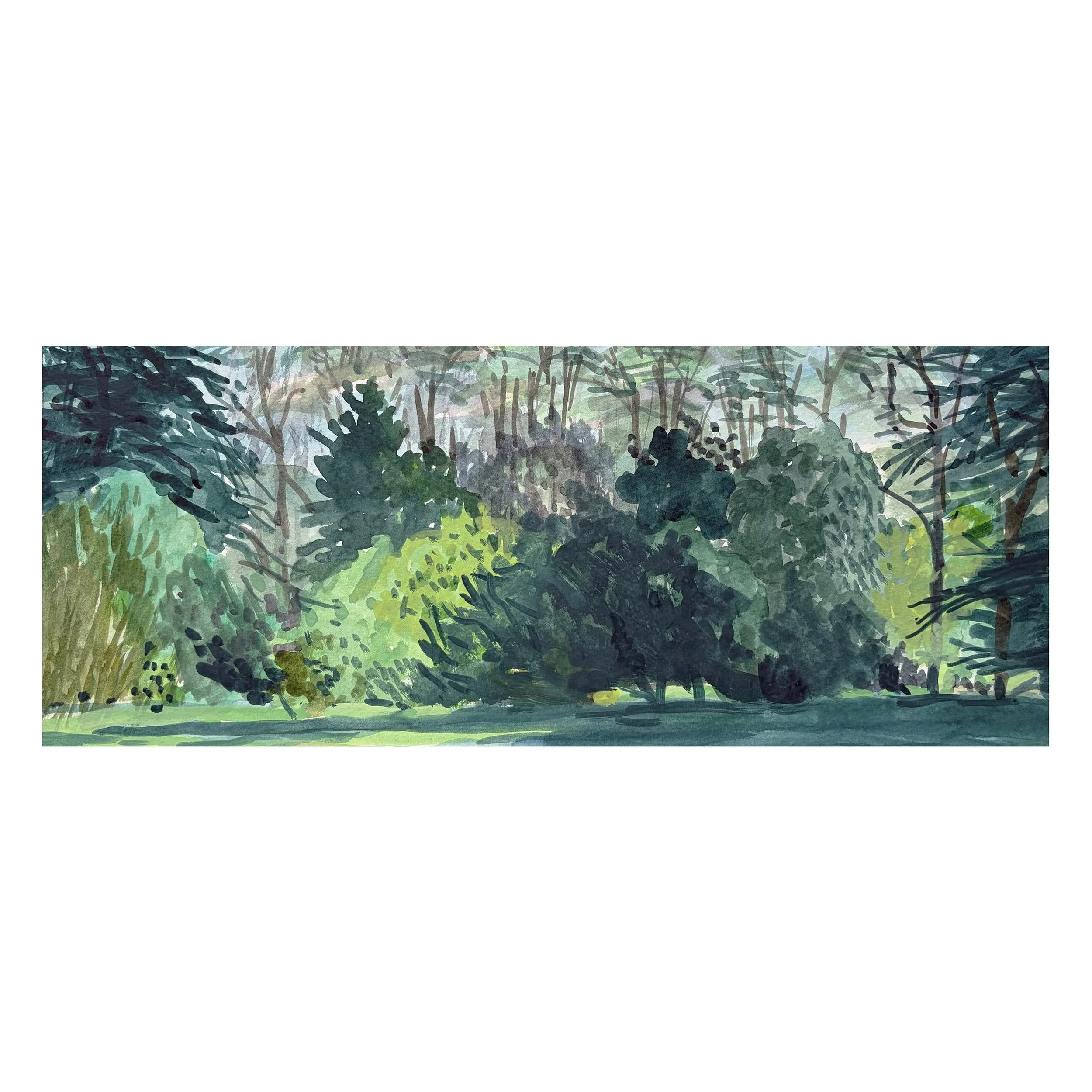 Watercolour Diptych 37x15cm #stratfordpark Gloucestershire 1 June 2026 #watercolour
.
.
.
.

#artist #artists #artoftheday #artofinstgram #artshare #artwork #contemporaryart #contemporarylandscapepainting #thecontemporarylandscape #artcurator #creati