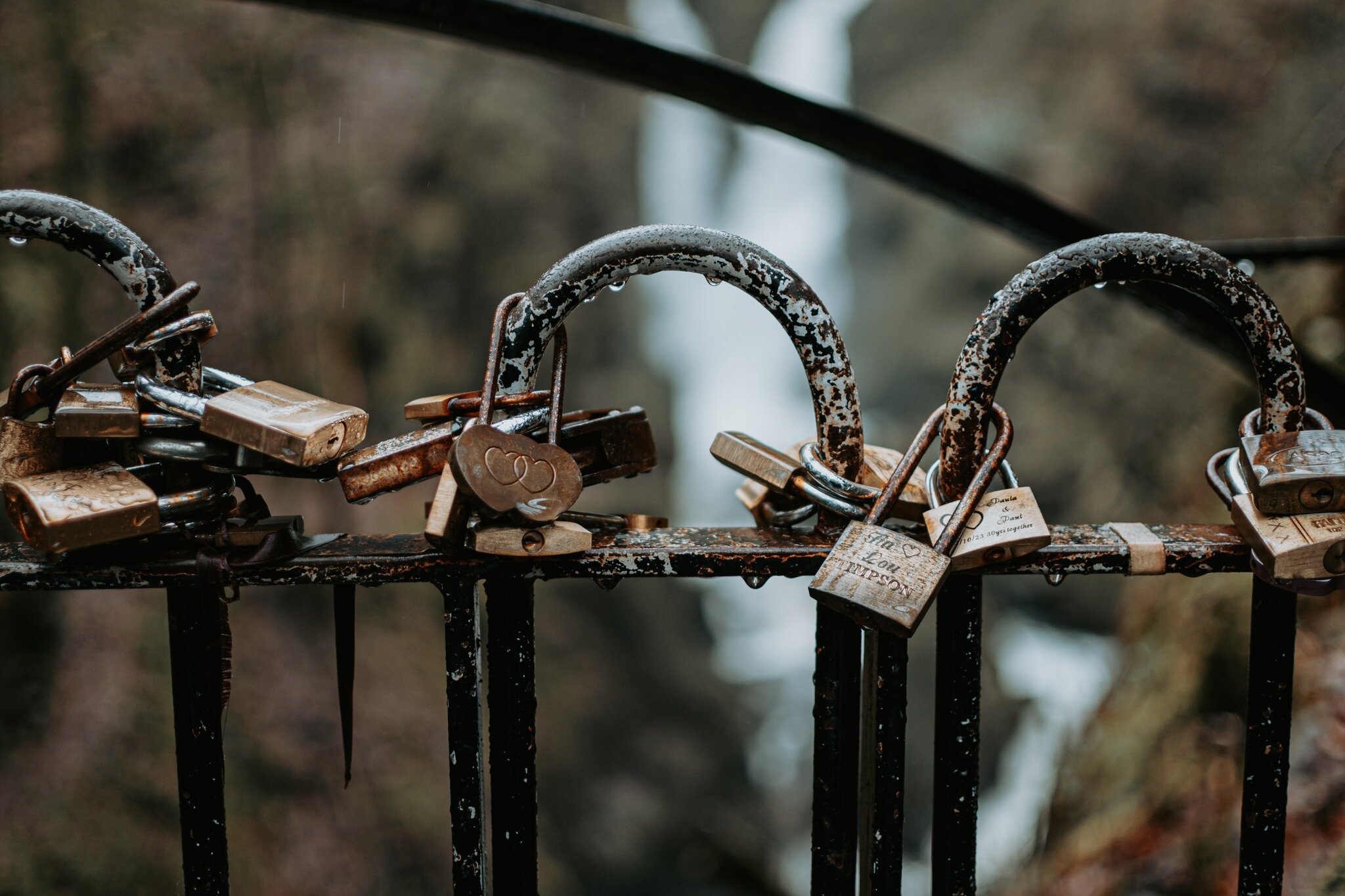 Being wedding photographers, our business is all about showcasing people's love and on a recent trip to Stock Gyhll Force, we couldn't not take a quick snap of these locks overlooking the waterfall ❤

 #northeastweddingsupplier #weddingphotographers 