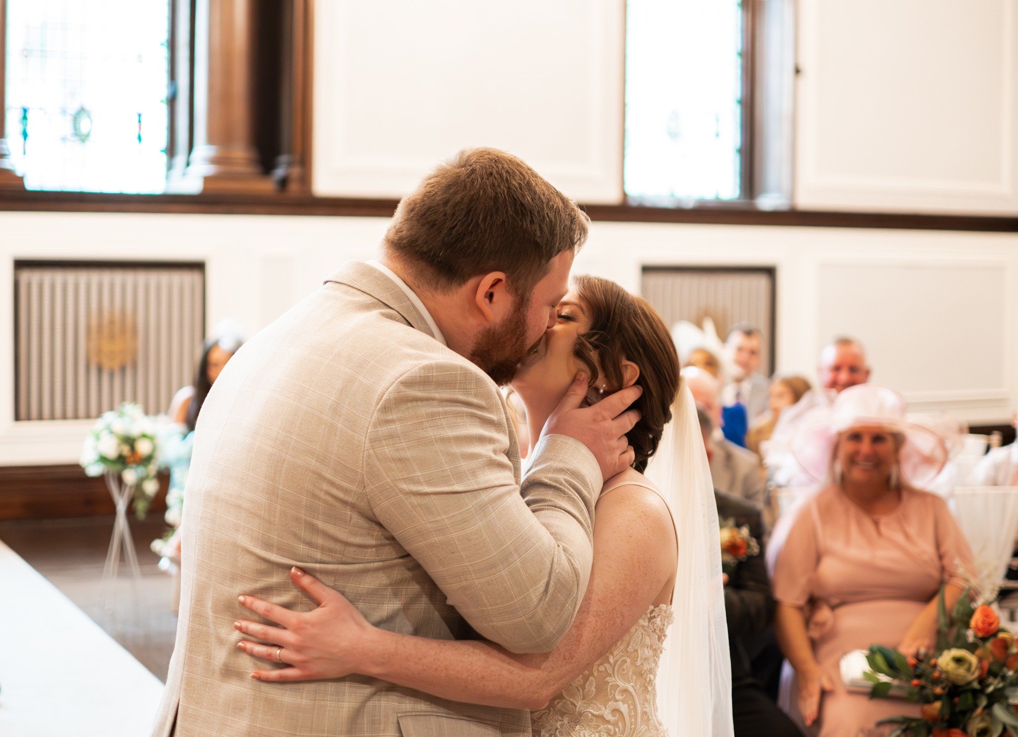 You may be thinking, what's the one thing a wedding photographer wants from us on the big day?

 Simple, a first kiss that lasts longer than a split second 💋 so far all of our couples have been well behaved and done just that but for those of you ou