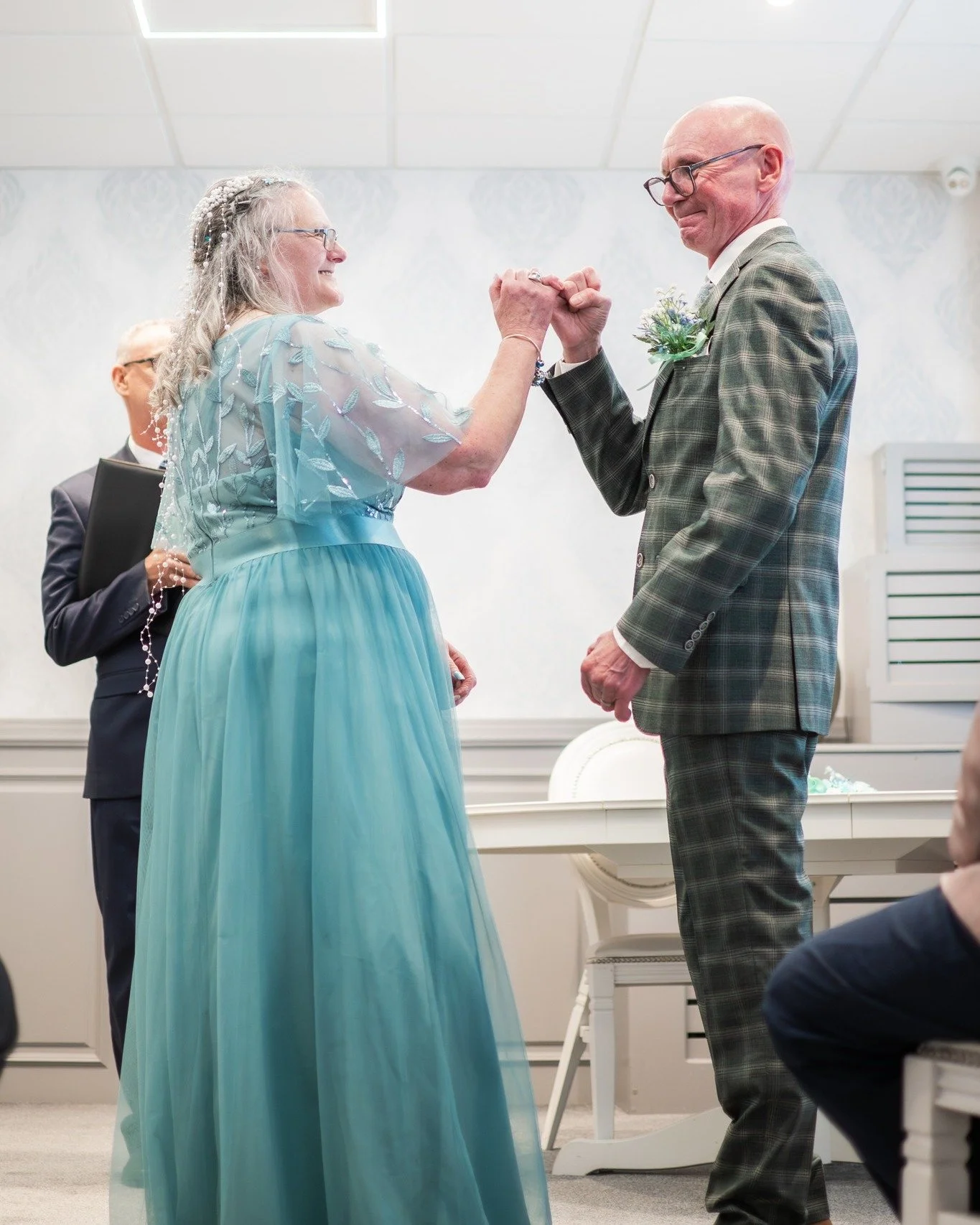 We love it when couples include their personality into their vows and Mark decided that they should do a 'pinky promise' ❤️

 #northeastweddingsuppliers #northeastphotographer #countydurhamweddingphotographer #northeastweddingphotographer #bridetobeu