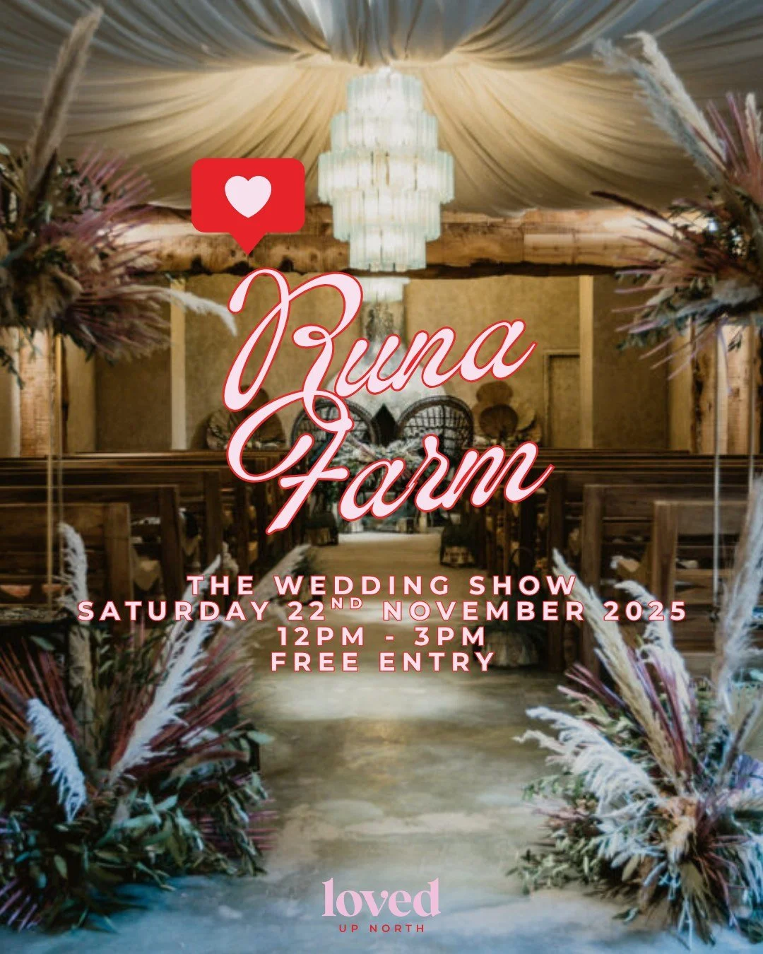 Fancy checking out the stunning @@runafarm_ and seeing two lovely photographers at the same time? Course you do!

Well, we're exibiting this weekend at the @lovedupnorth  Runa Farm wedding show, 12PM-3PM and we'd love to see you there.

You'll need t