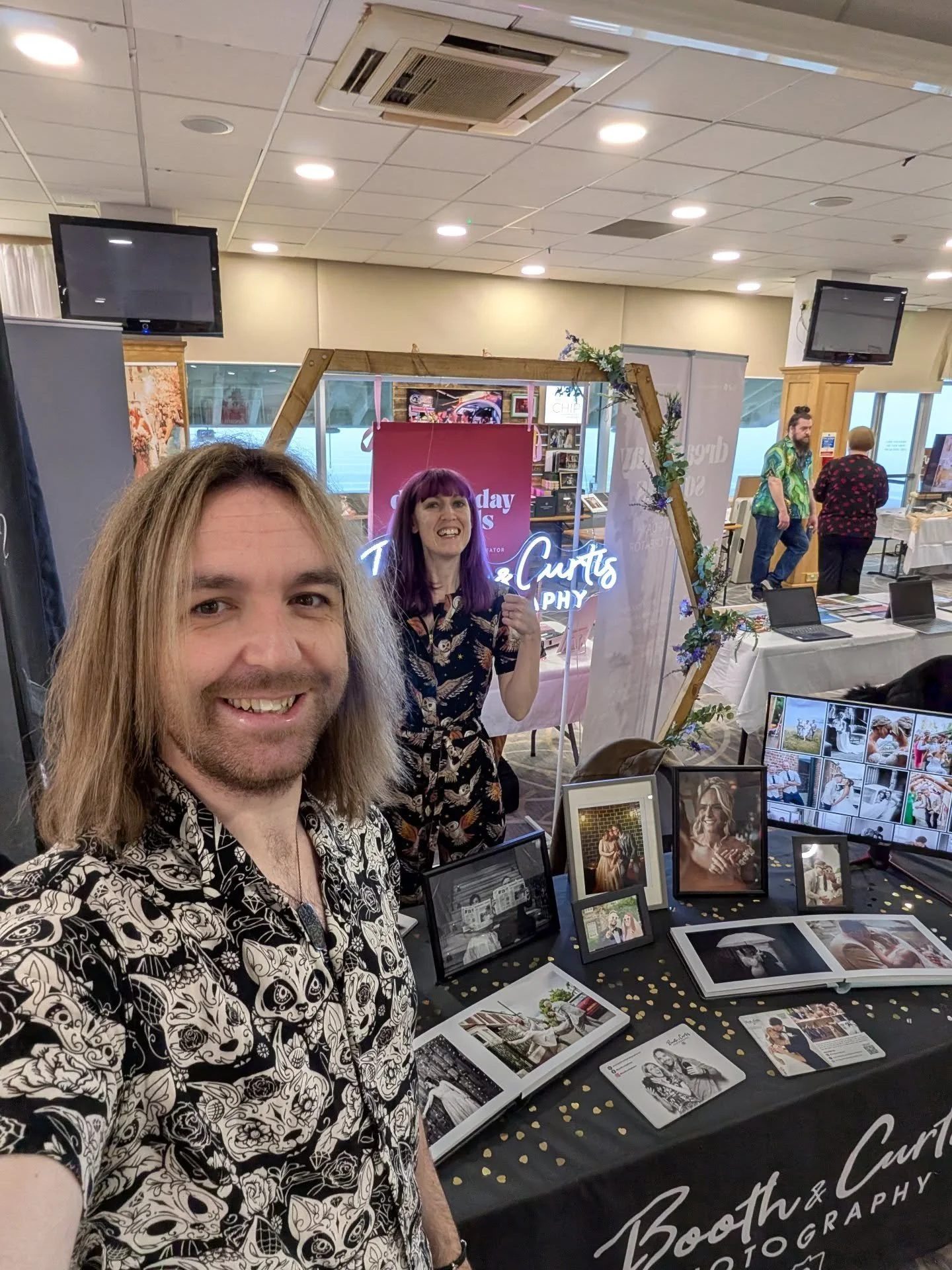 Team B&amp;C on location at Newcastle Racecourse once again for another wedding fair! Ready to talk all things wedding photos with lots of lovely people.