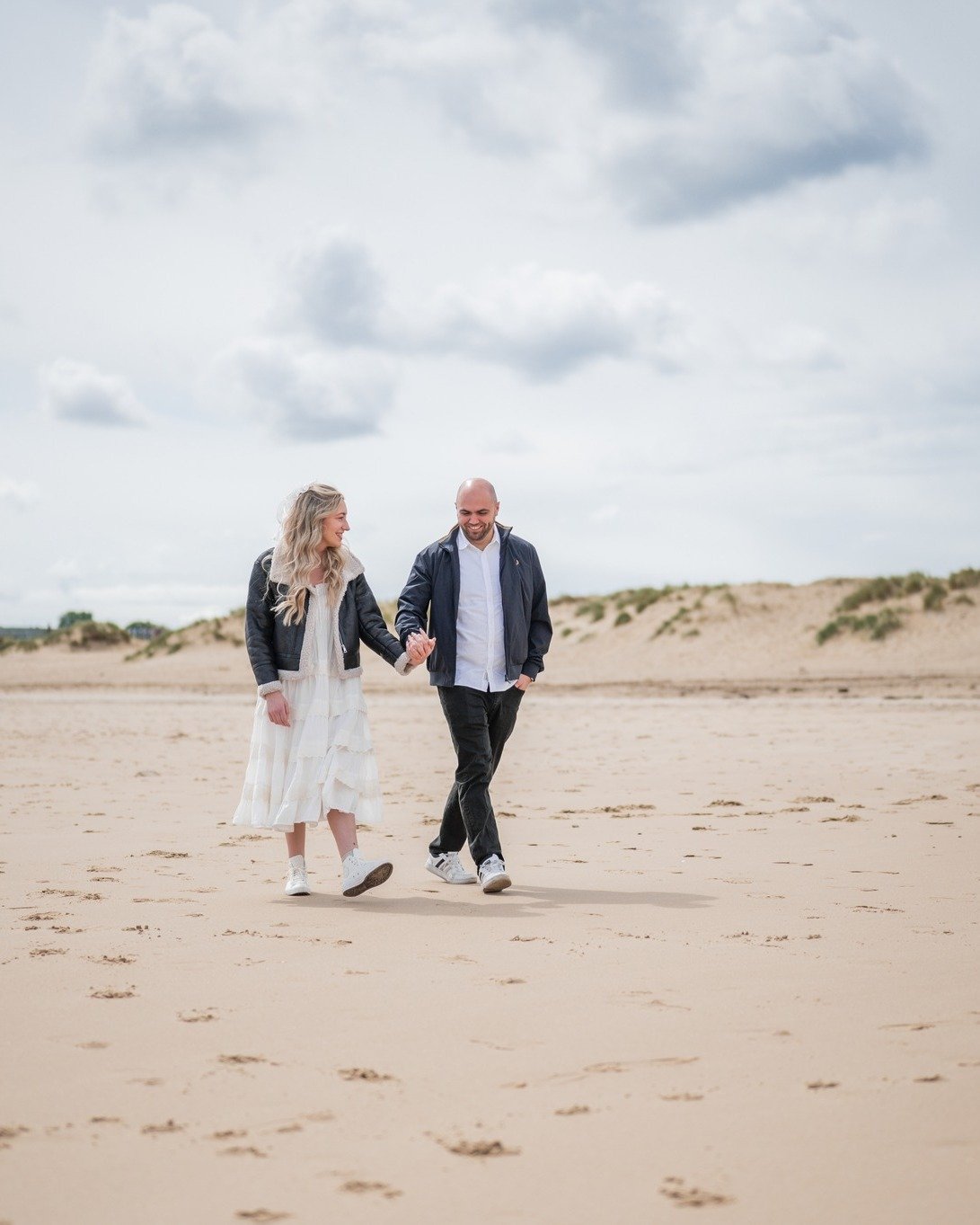 When the weather behaves we can have a trip to the beach for a pre-shoot and that's exactly what we did!

Here's the lovely Sonya and Jordan getting used to the camera before their big day in August 📸😄

 #northeastwedding #weddingphotographer #Brid