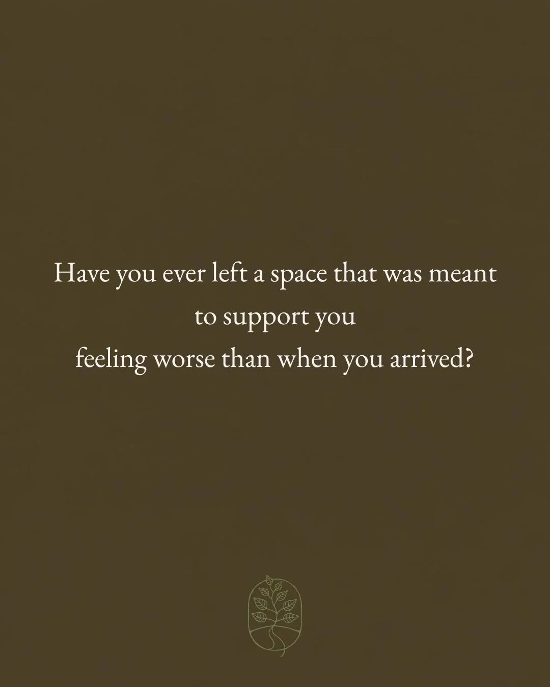 There is a growing trend for spaces marketed as &lsquo;safe&rsquo;. 

On social media, in professional networks, across the wellness landscape, the language of psychological safety, of holding space, of healing, is everywhere. I see it constantly.

B