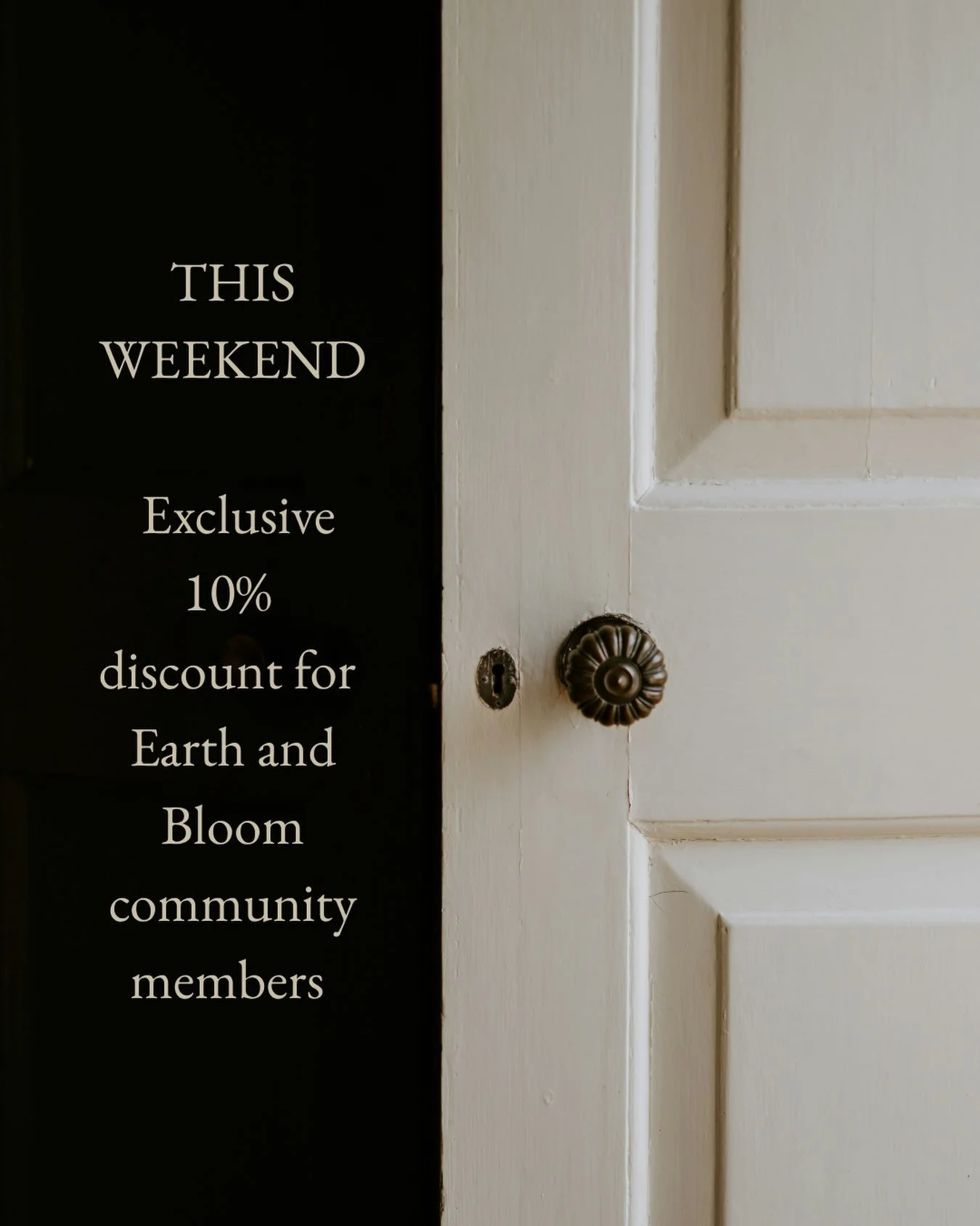 Are you signed up to the @earth_and_bloom guest list? If not - how come? 😉 The door is open! 

Head over to my website all it takes is an email address et voila! 

Exclusive discount this weekend for our autumn retreat, early access to gatherings al