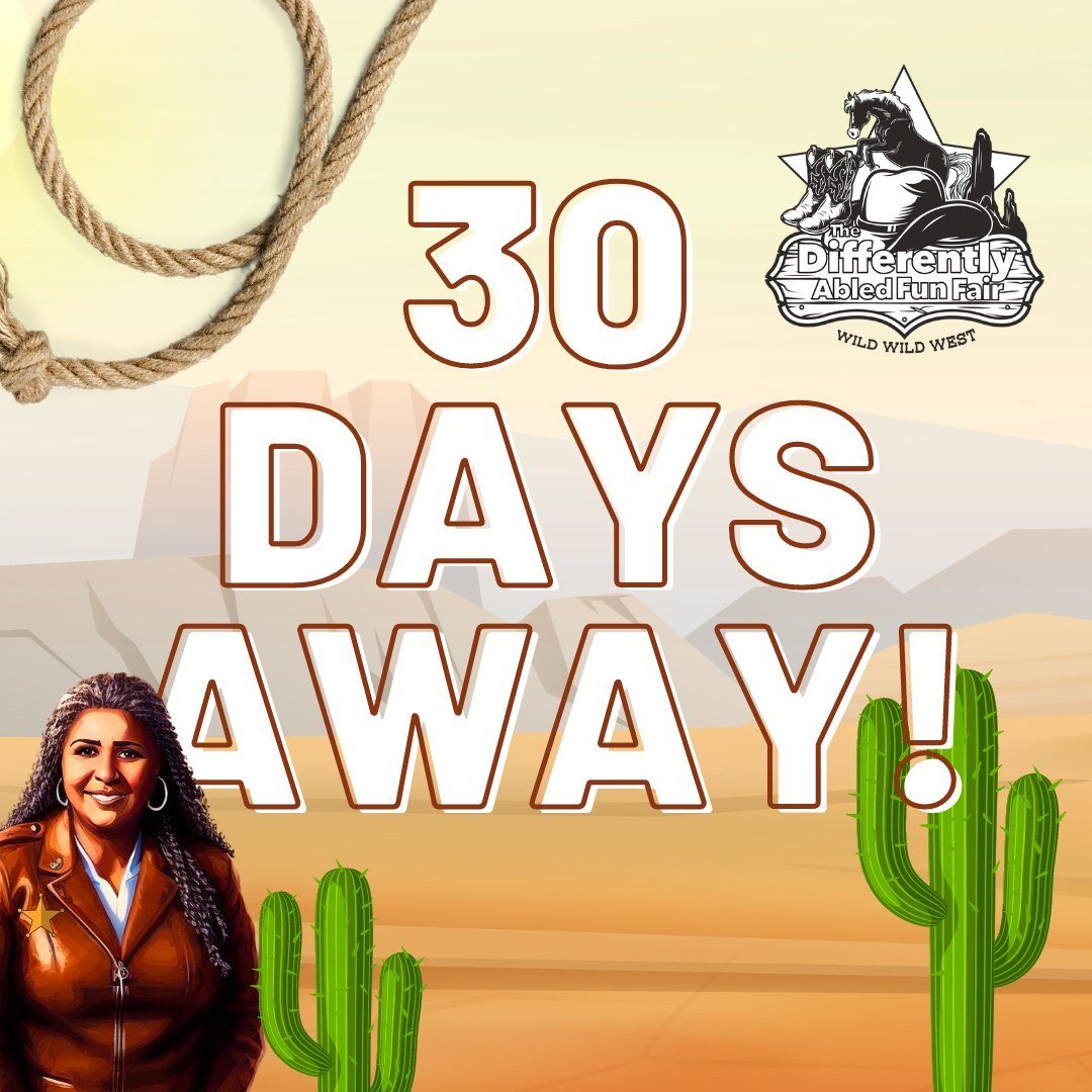 We're getting closer to the wildest event of the year! In just 30 days, the Differently Abled Fun Fair will transport you to the Wild Wild West for an unforgettable day. The event is completely free and open made for VIPs, individuals with severe and