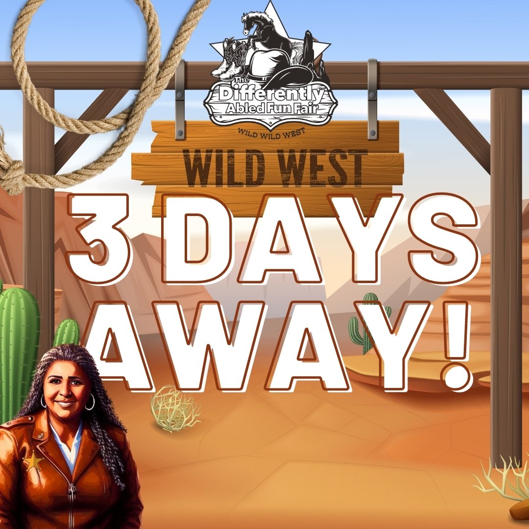 3 Days Left! Just 3 days separate our VIPs, individuals with severe and profound mental and physical disabilities, along with their immediate families and caregivers, from the Wild West escapade at the Differently Abled Fun Fair! Experience a day bri