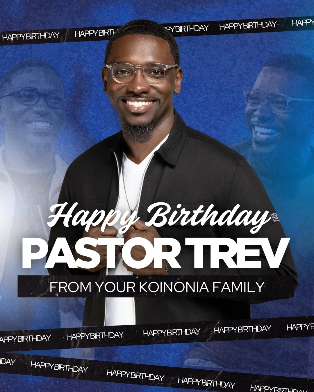 It&rsquo;s our upcoming Senior Pastor&rsquo;s birthday! 🙌🏽 @pastortrevevans

The guy who knows everyone&rsquo;s name (and probably their cousins too), teaches the Word of God in a way that&rsquo;s real and relatable, and always reminds us that we&r
