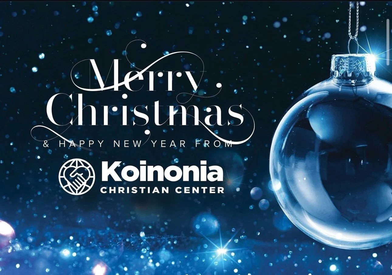 May the God of peace wrap you in His love this Christmas. We pray you experience the joy of His salvation, the warmth of His presence, and the blessing of His grace in every moment.

Merry Christmas family! ✨

With love,
Koinonia