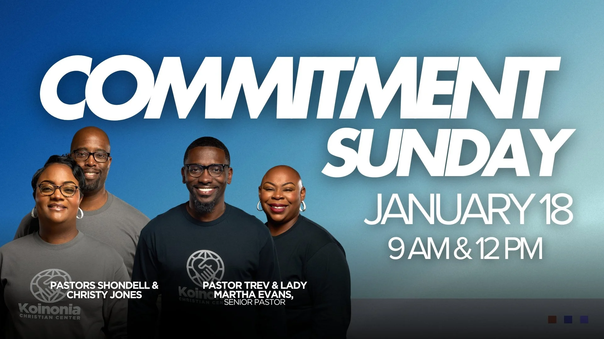 Commitment Sunday
